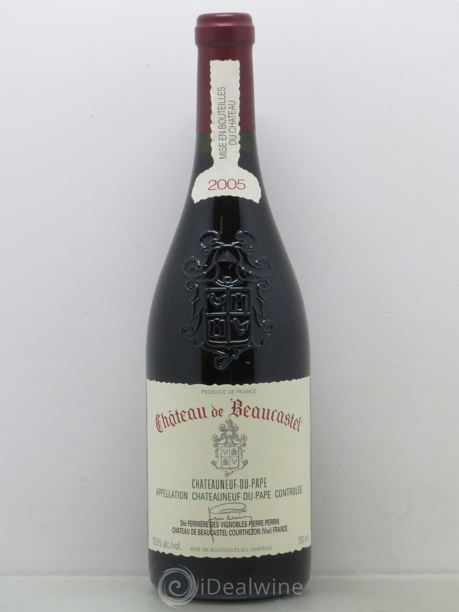 Châteauneuf-du-Pape Château de Beaucastel Famille Perrin 2005 - Lot de 1 bouteille - 0