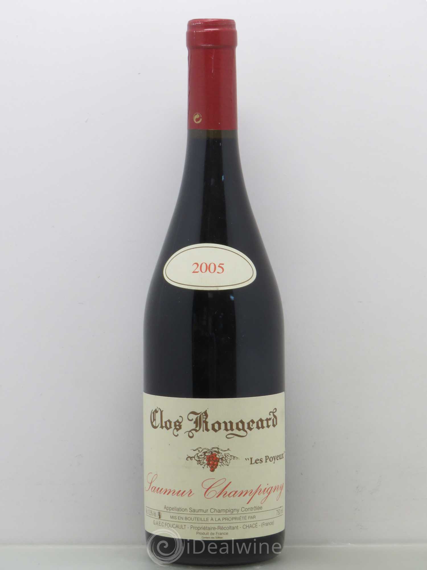 Saumur-Champigny Les Poyeux Clos Rougeard 2005 - Lot de 1 bouteille - 0