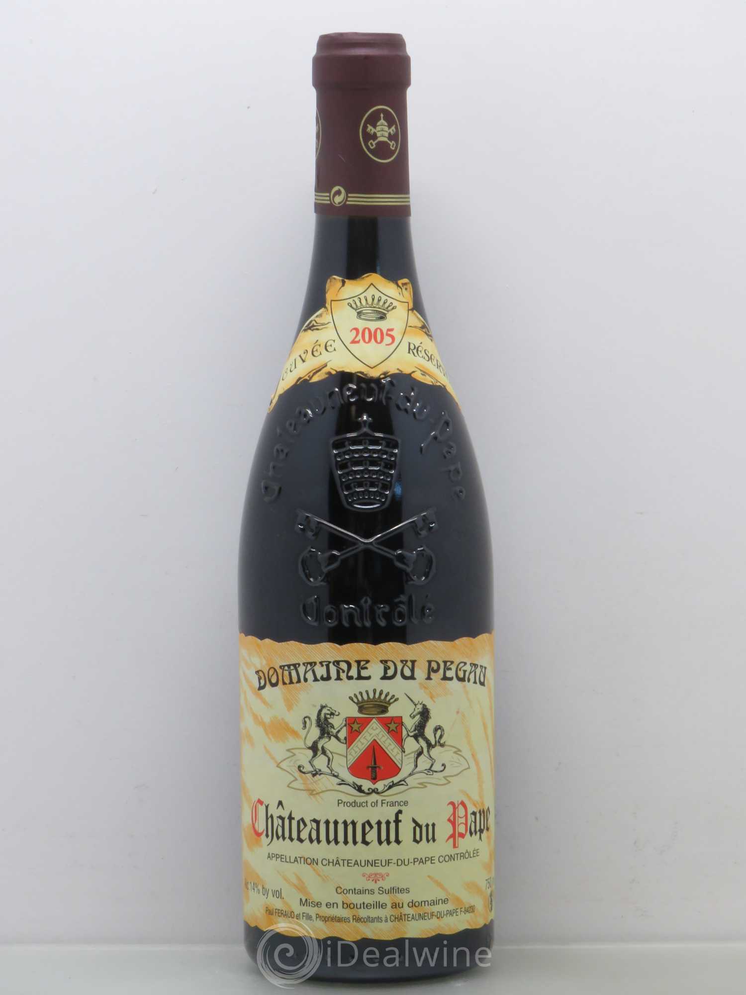 Châteauneuf-du-Pape Domaine du Pégau Cuvée Réservée Paul et Laurence Féraud 2005 - Lot de 1 bouteille - 0