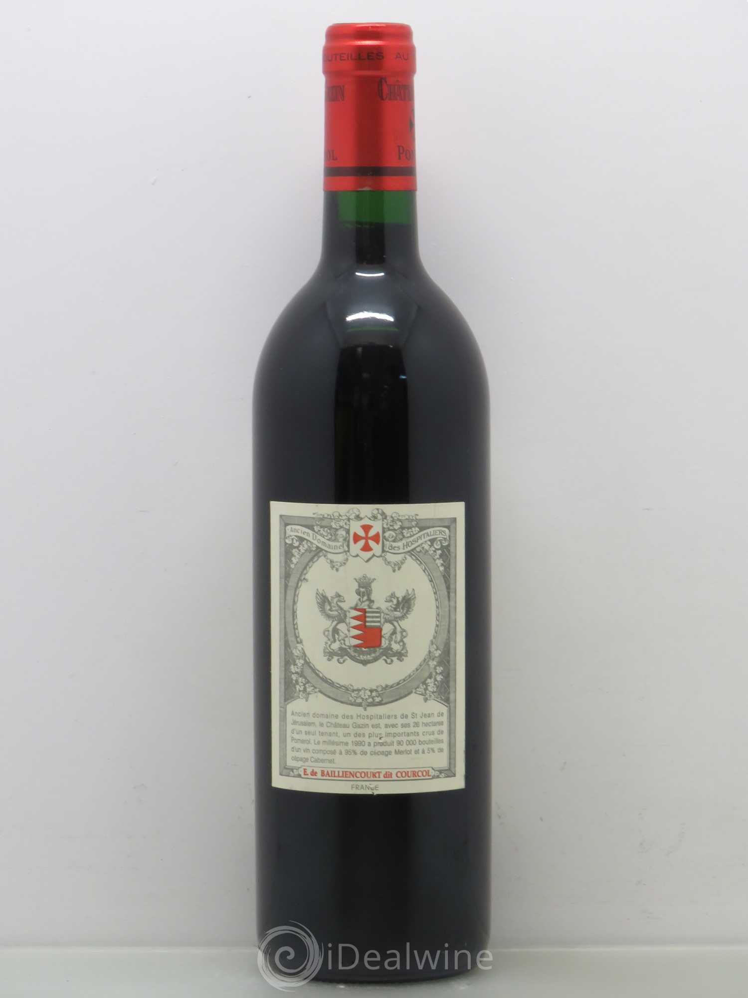 Château Gazin 1990 - Lot de 1 bouteille - 1