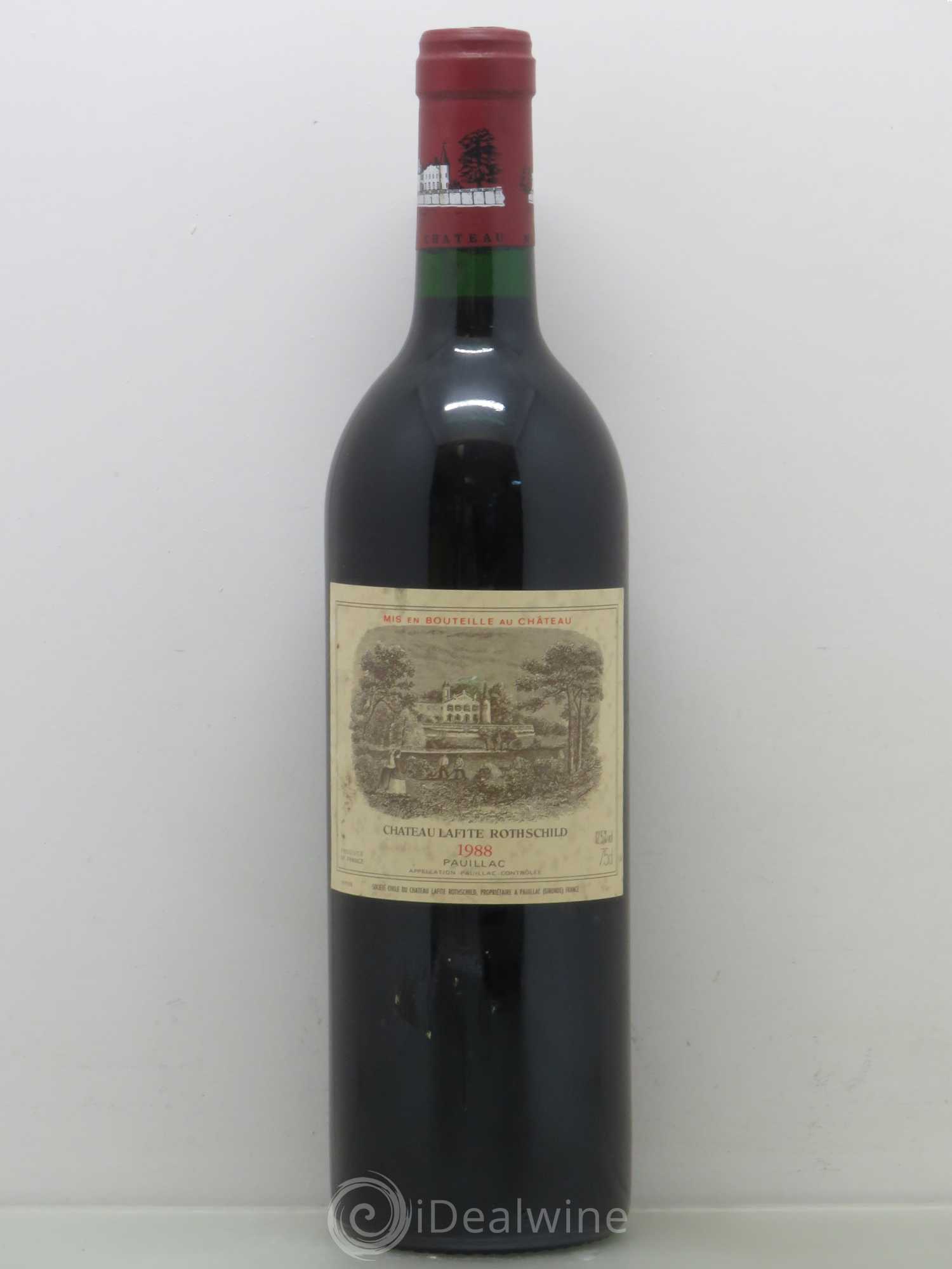 Château Lafite Rothschild 1er Grand Cru Classé 1988 - Lot de 1 bouteille - 0