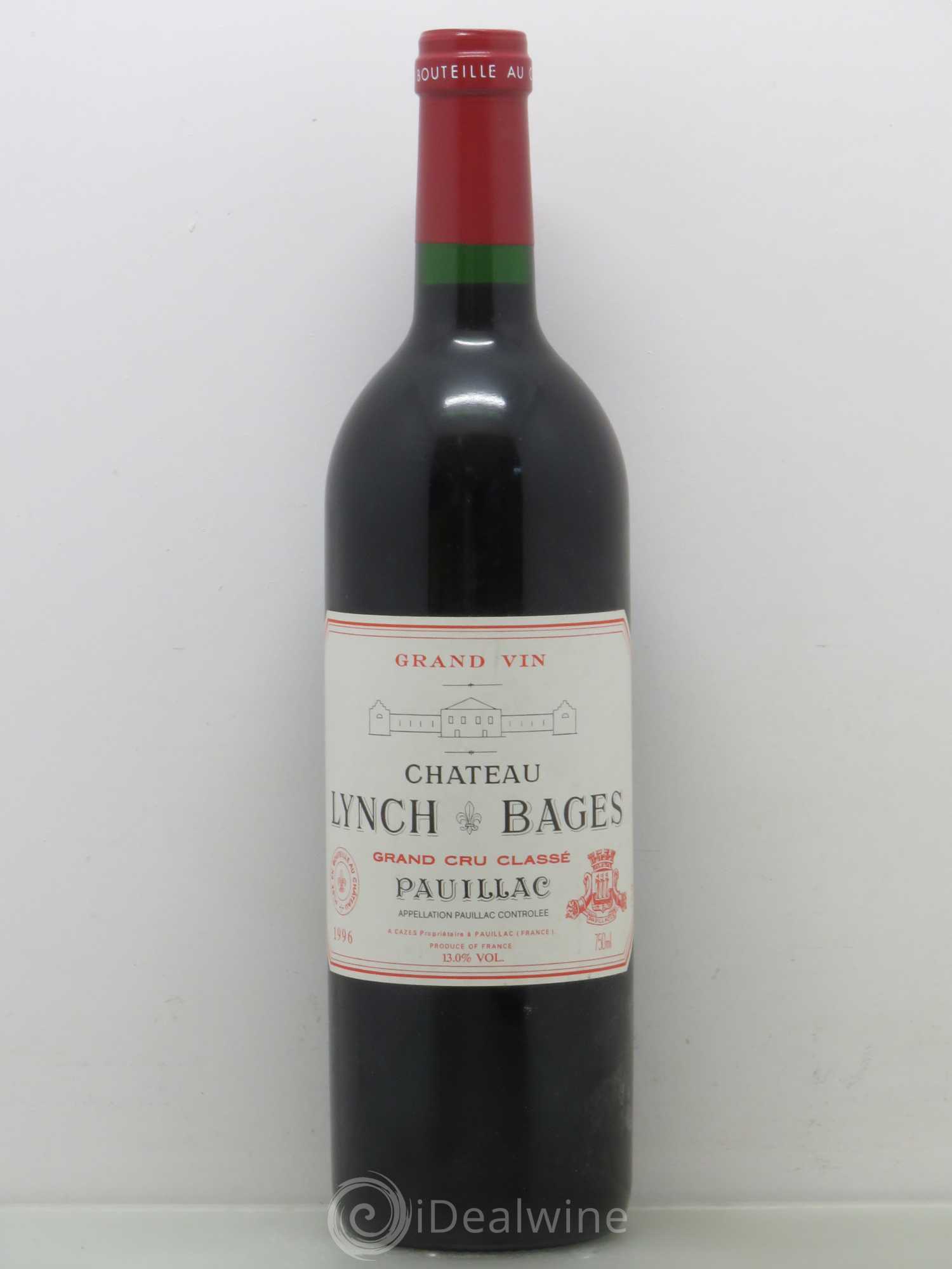 Château Lynch Bages 5ème Grand Cru Classé 1996 - Lot de 1 bouteille - 0