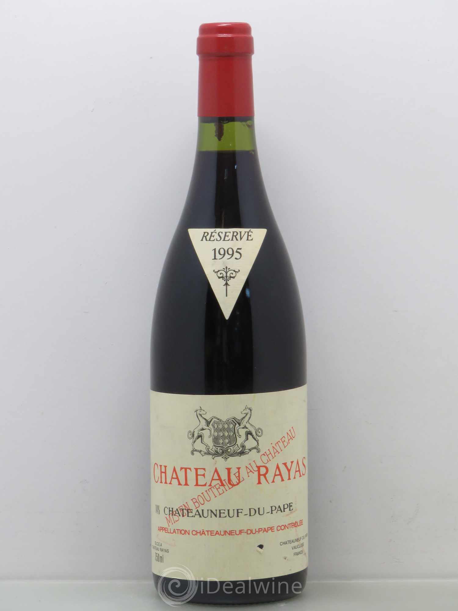 Châteauneuf-du-Pape Château Rayas Emmanuel Reynaud 1995 - Lot de 1 bouteille - 0