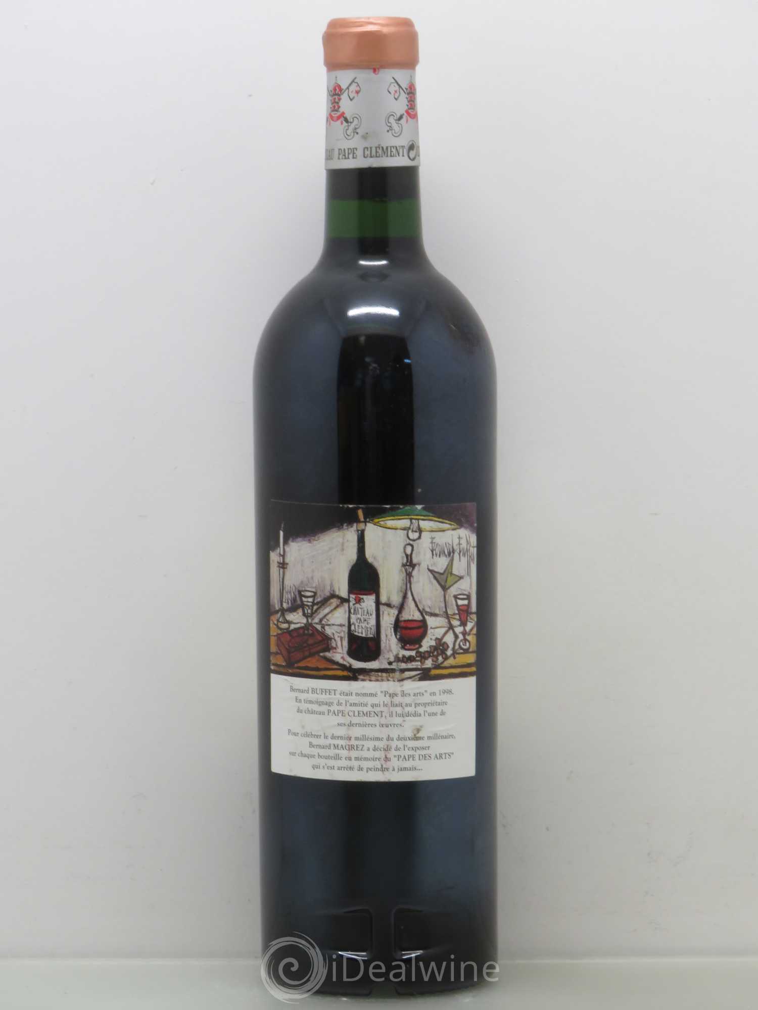 Château Pape Clément Cru Classé de Graves 2000 - Lot de 1 bouteille - 1