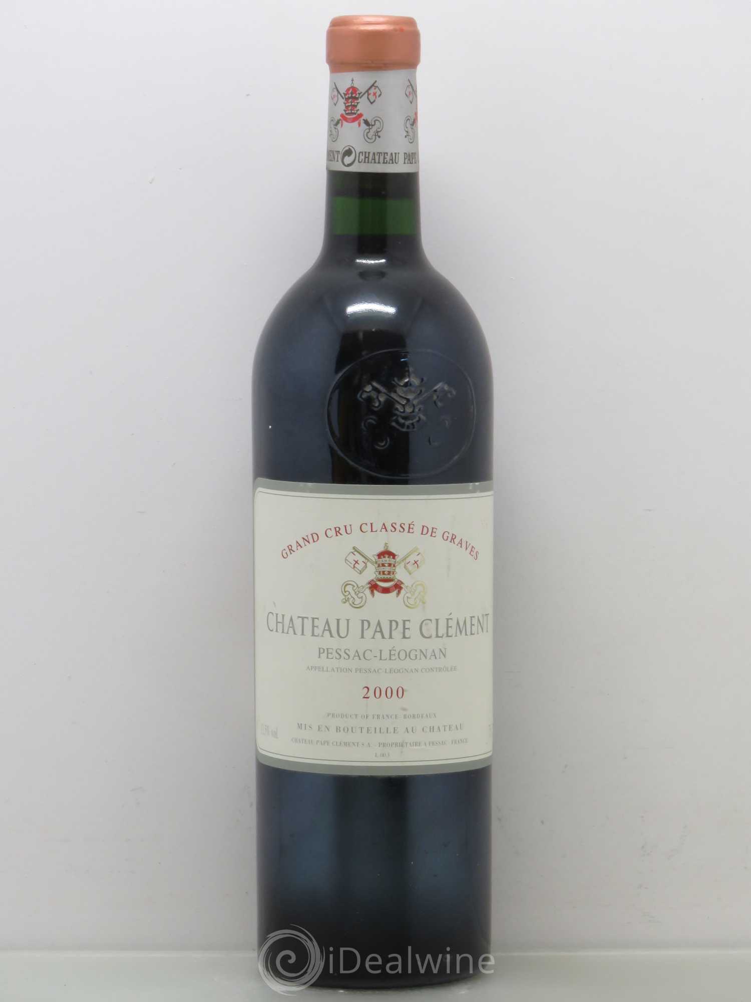 Château Pape Clément Cru Classé de Graves 2000 - Lot de 1 bouteille - 0