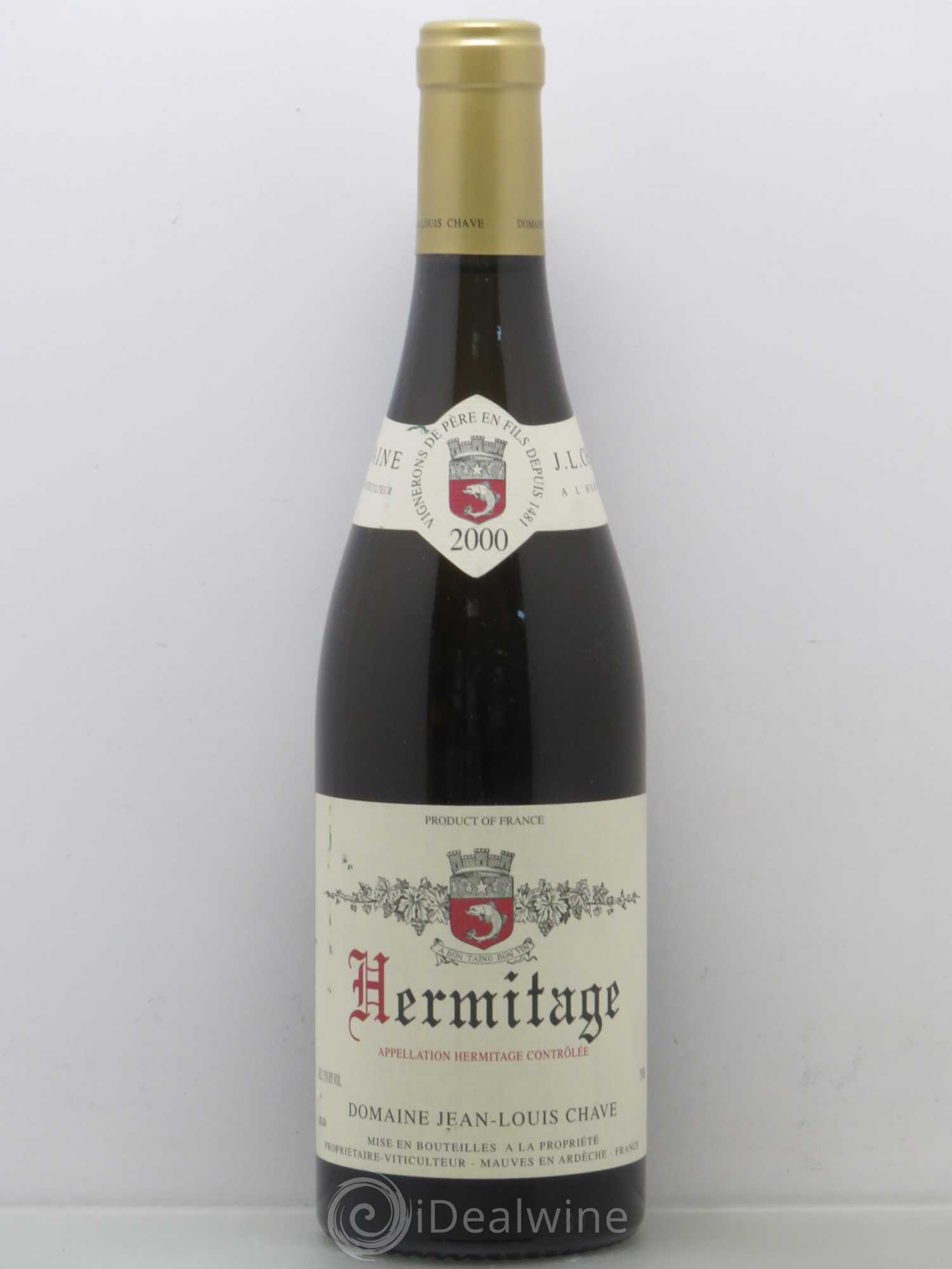 Hermitage Jean-Louis Chave 2000 - Lot de 1 bouteille - 0