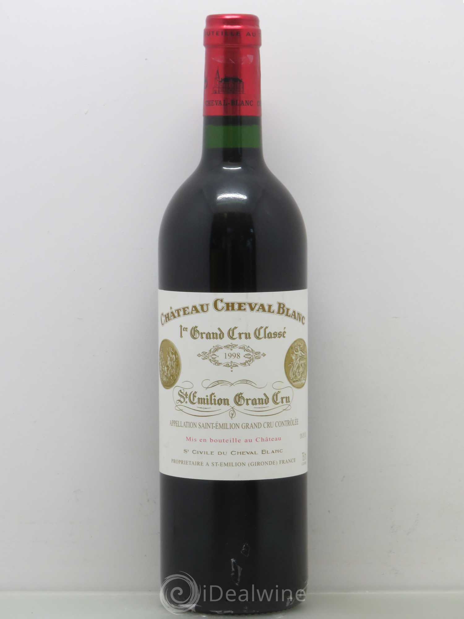 Château Cheval Blanc 1er Grand Cru Classé A 1998 - Lot de 1 bouteille - 0