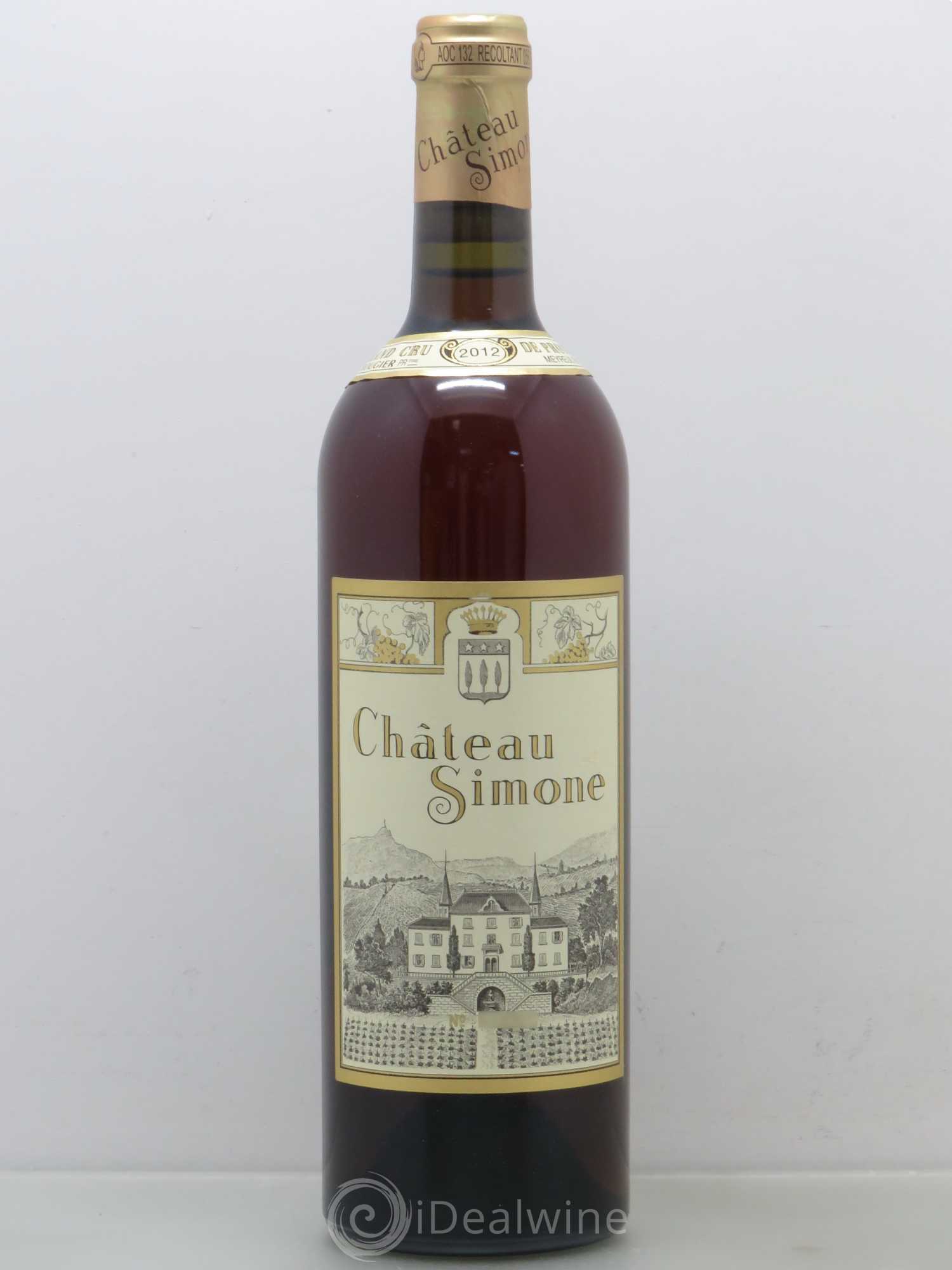 Palette Château Simone Famille Rougier 2012 - Lot de 1 bouteille - 0