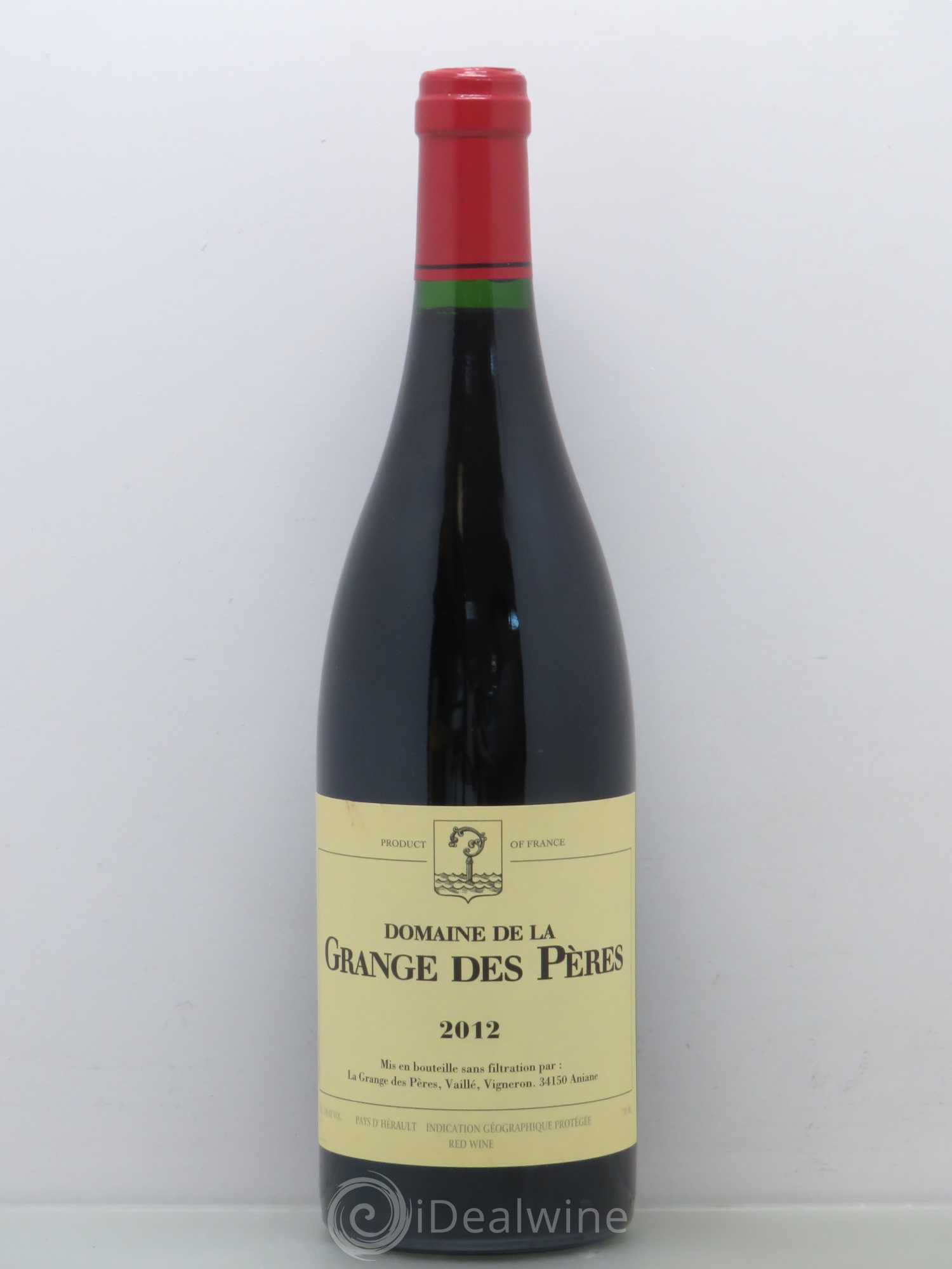 Pays d'Hérault Grange des Pères Laurent Vaillé 2012 - Lot de 1 bouteille - 0