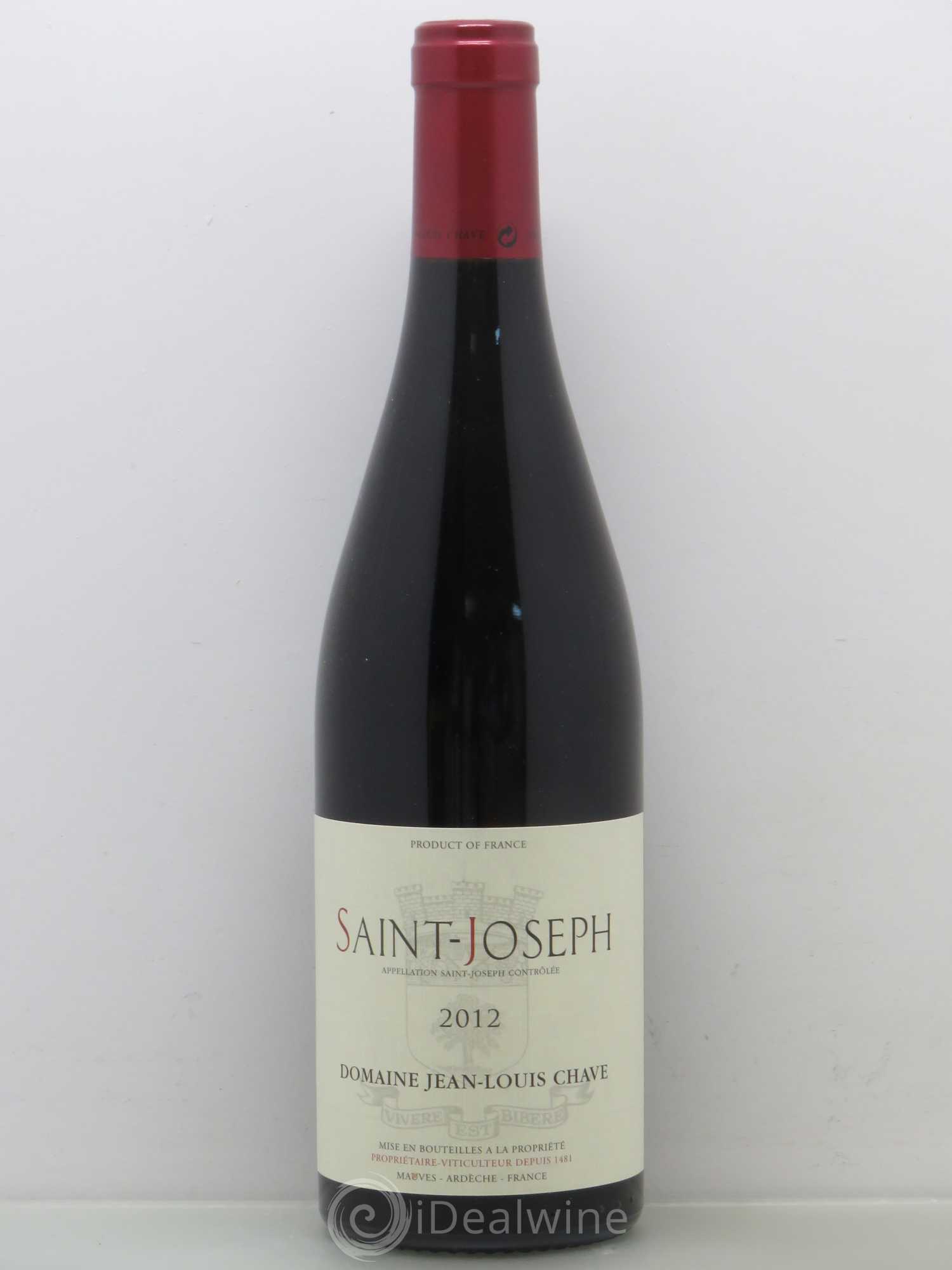 Saint-Joseph Jean-Louis Chave 2012 - Lot de 1 bouteille - 0
