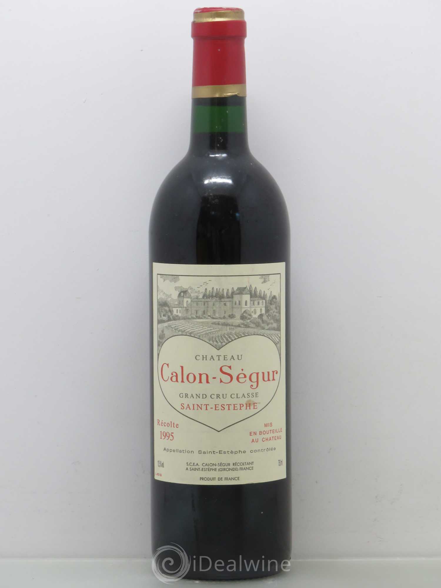 Château Calon Ségur 3ème Grand Cru Classé 1995 - Lot de 1 bouteille - 0