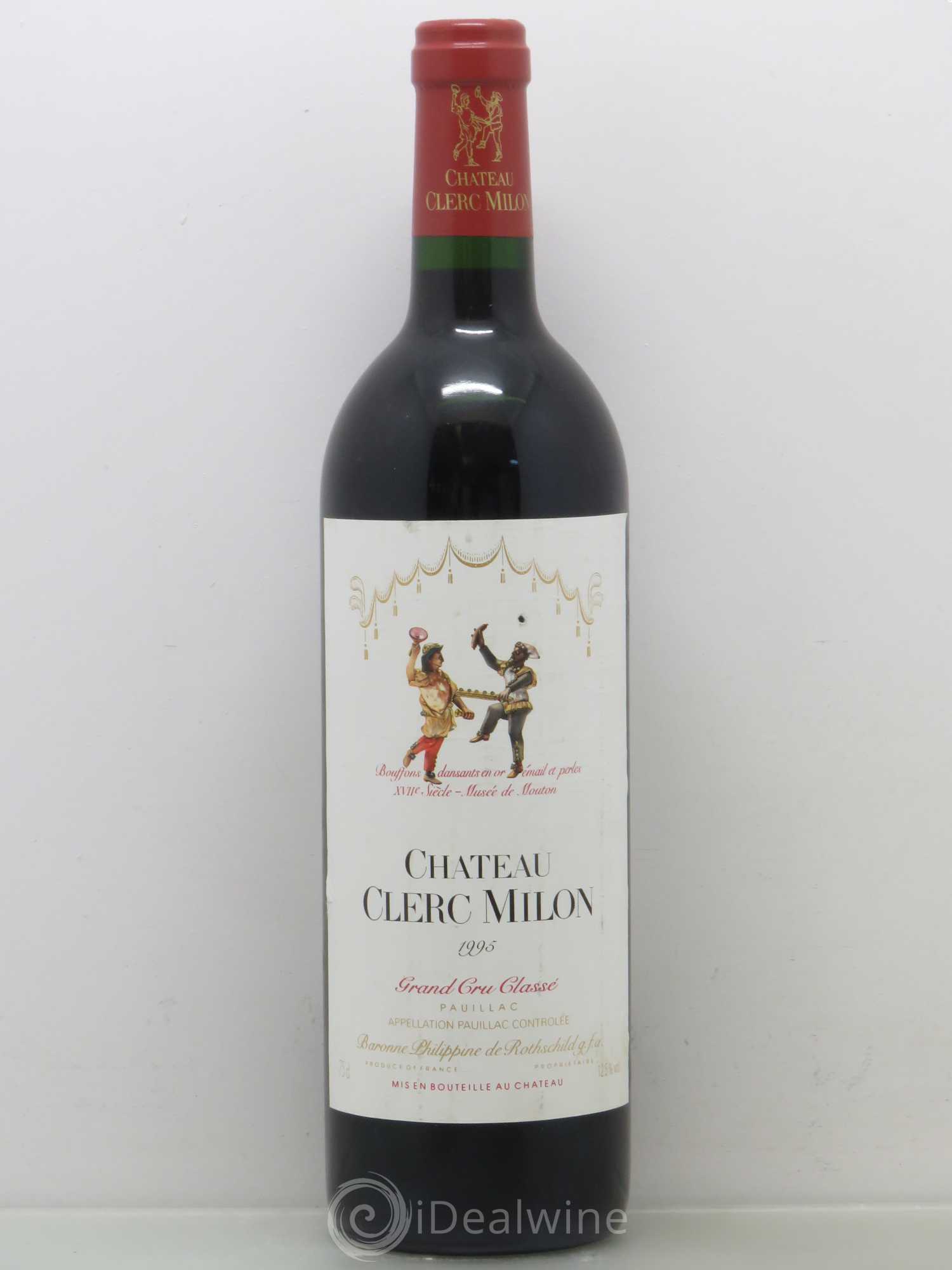 Château Clerc Milon 5ème Grand Cru Classé 1995 - Lot de 1 bouteille - 0