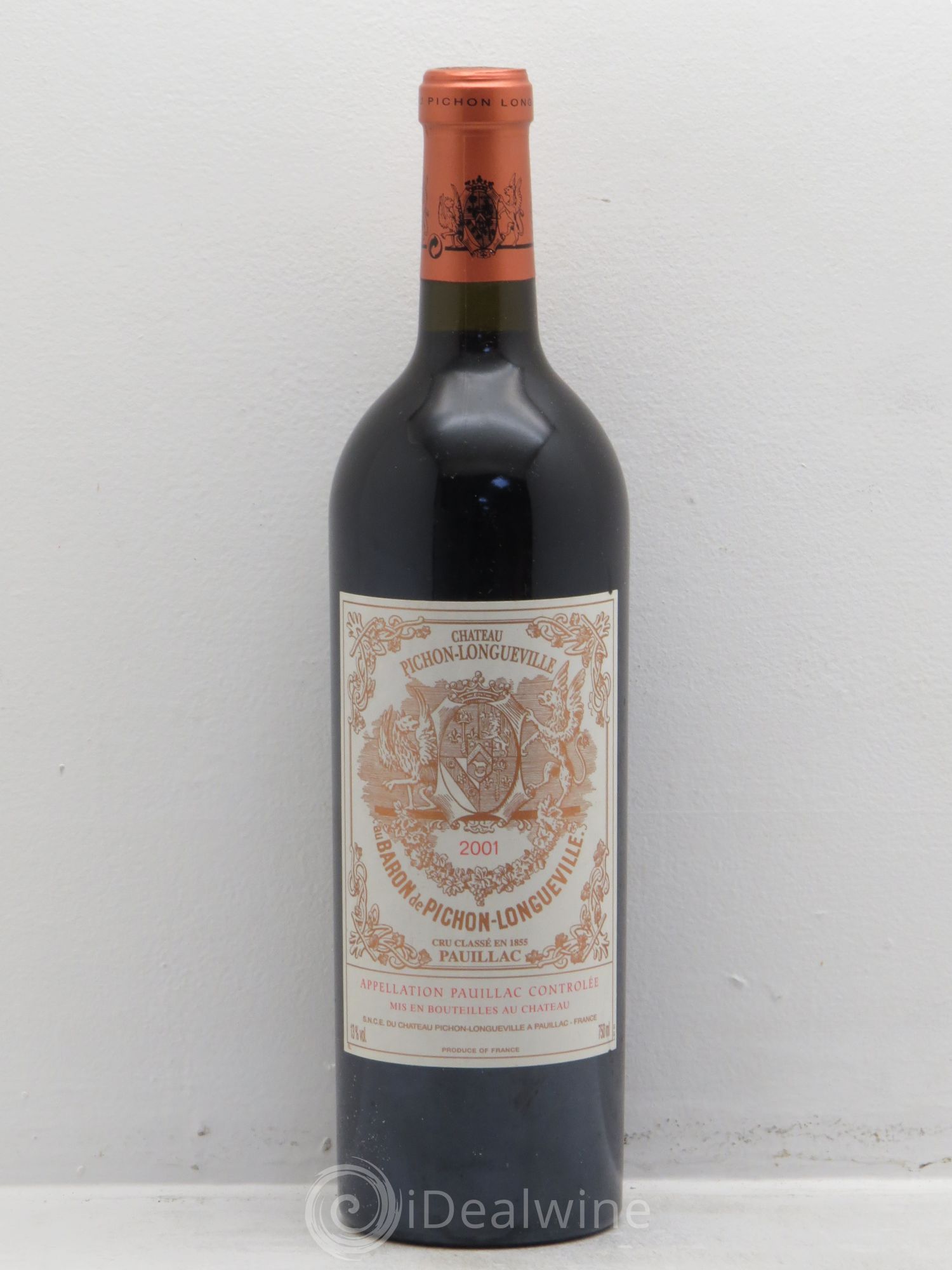 Pichon Longueville Baron 2ème Grand Cru Classé 2001 - Lot de 1 bouteille - 0