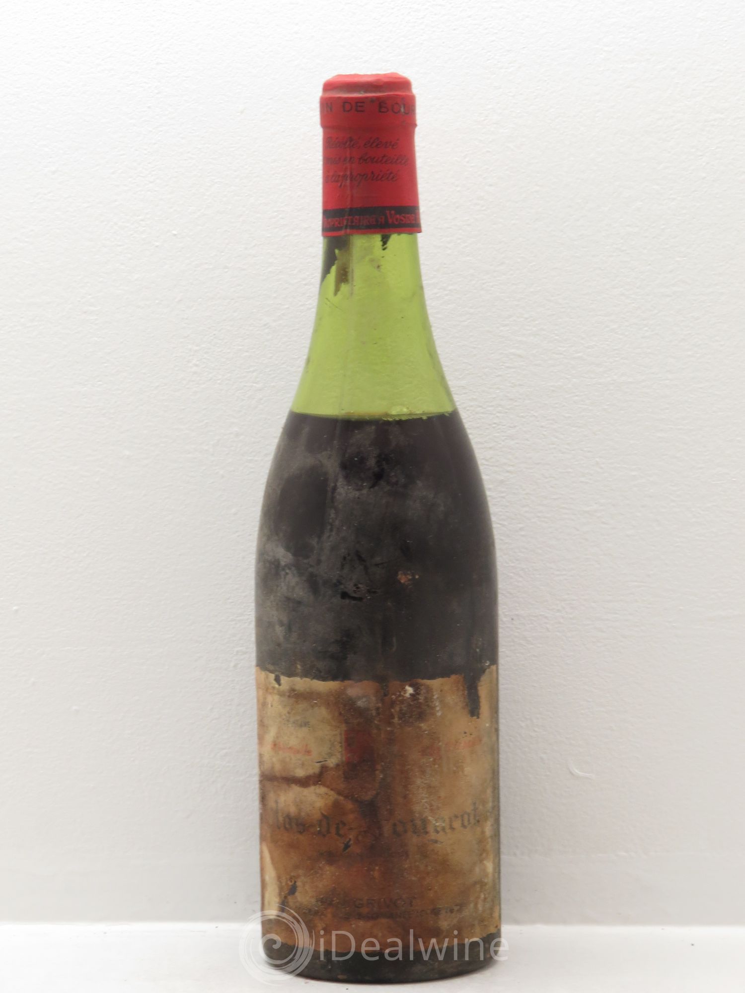 Clos de Vougeot Grand Cru Jean Grivot 1964 - Lot de 1 bouteille - 0