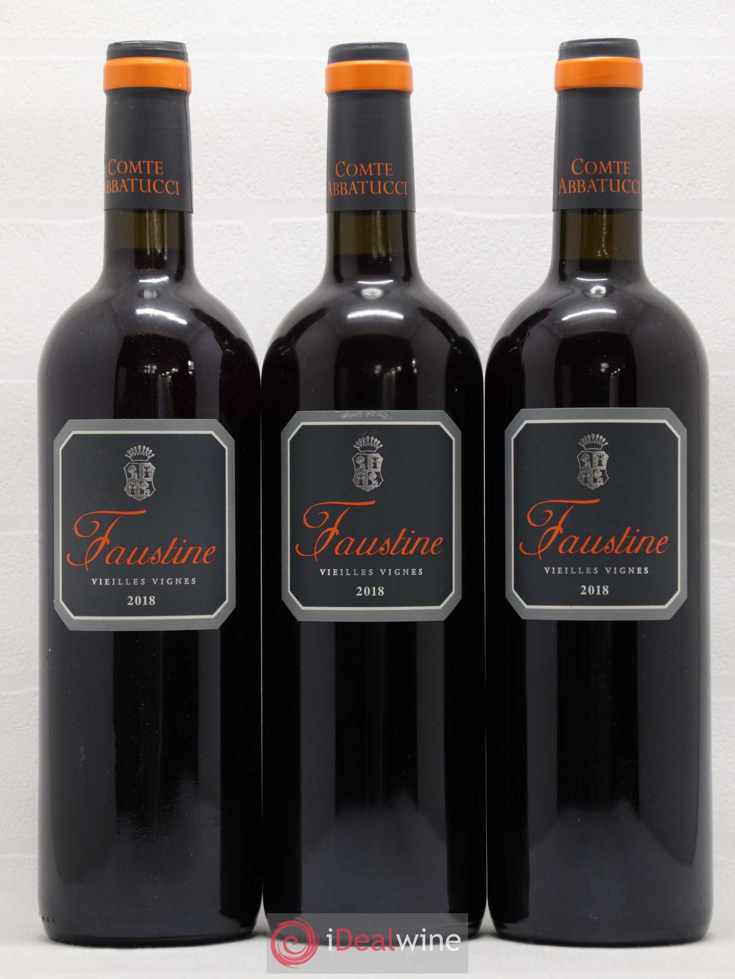 Vin de France Faustine Vieilles Vignes Comte Abbatucci (Domaine) 2018 - Lot de 12 bouteilles - 1