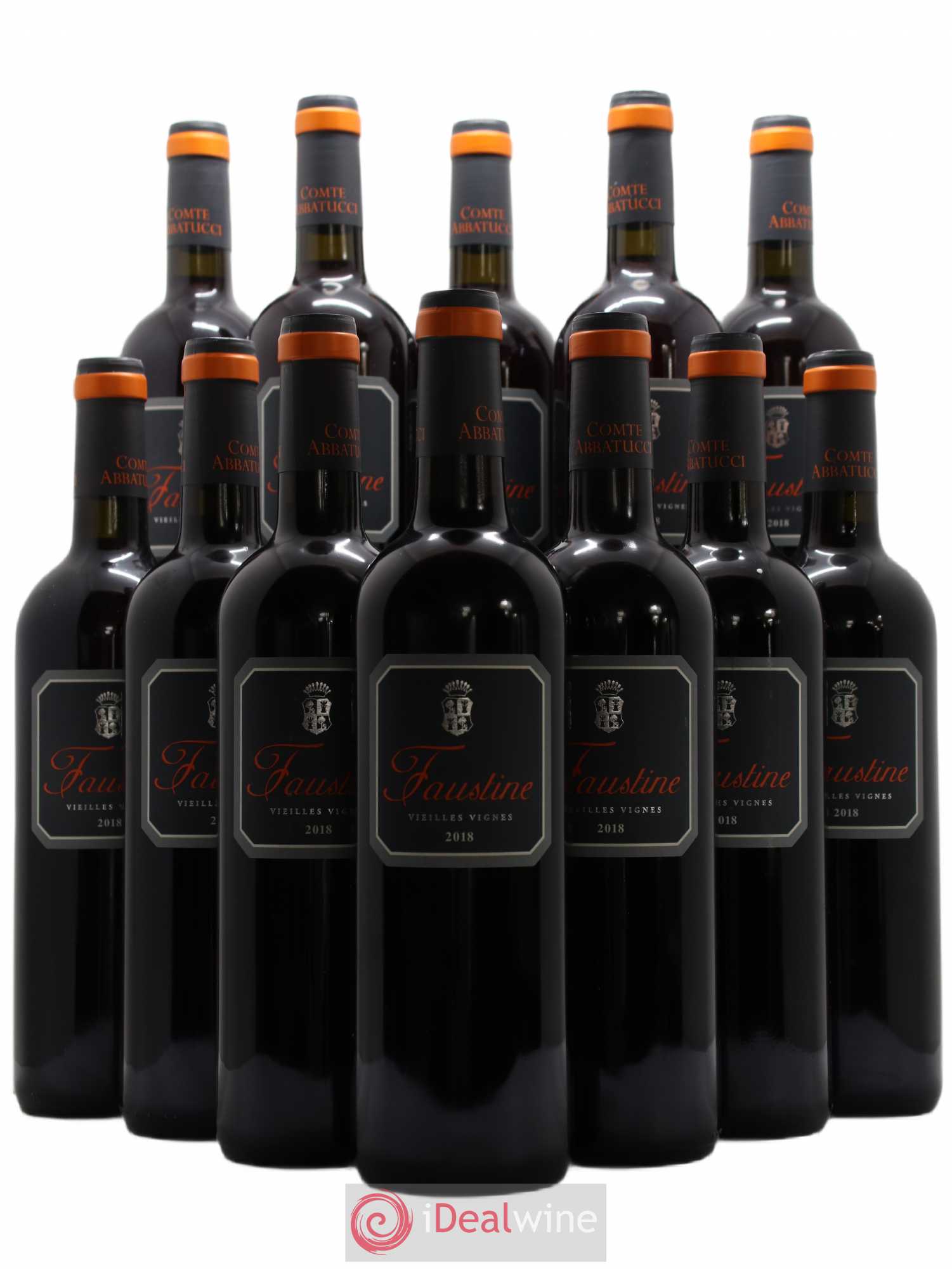 Vin de France Faustine Vieilles Vignes Comte Abbatucci (Domaine) 2018 - Lot de 12 bouteilles - 0