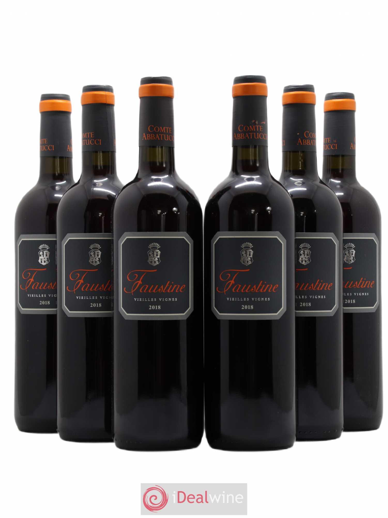 Vin de France Faustine Vieilles Vignes Comte Abbatucci (Domaine) 2018 - Lot de 6 bouteilles - 0
