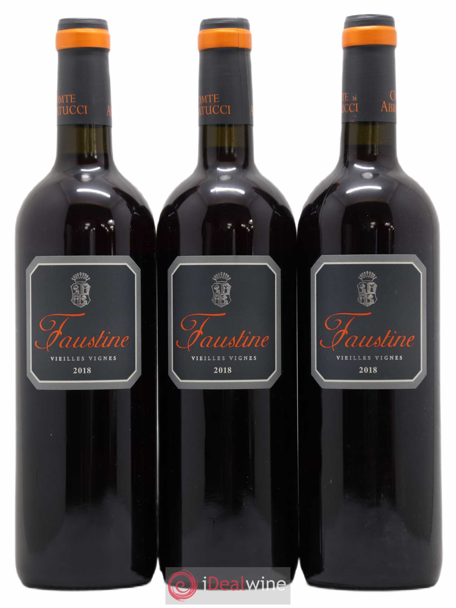 Vin de France Faustine Vieilles Vignes Comte Abbatucci (Domaine) 2018 - Lot de 3 bouteilles - 0