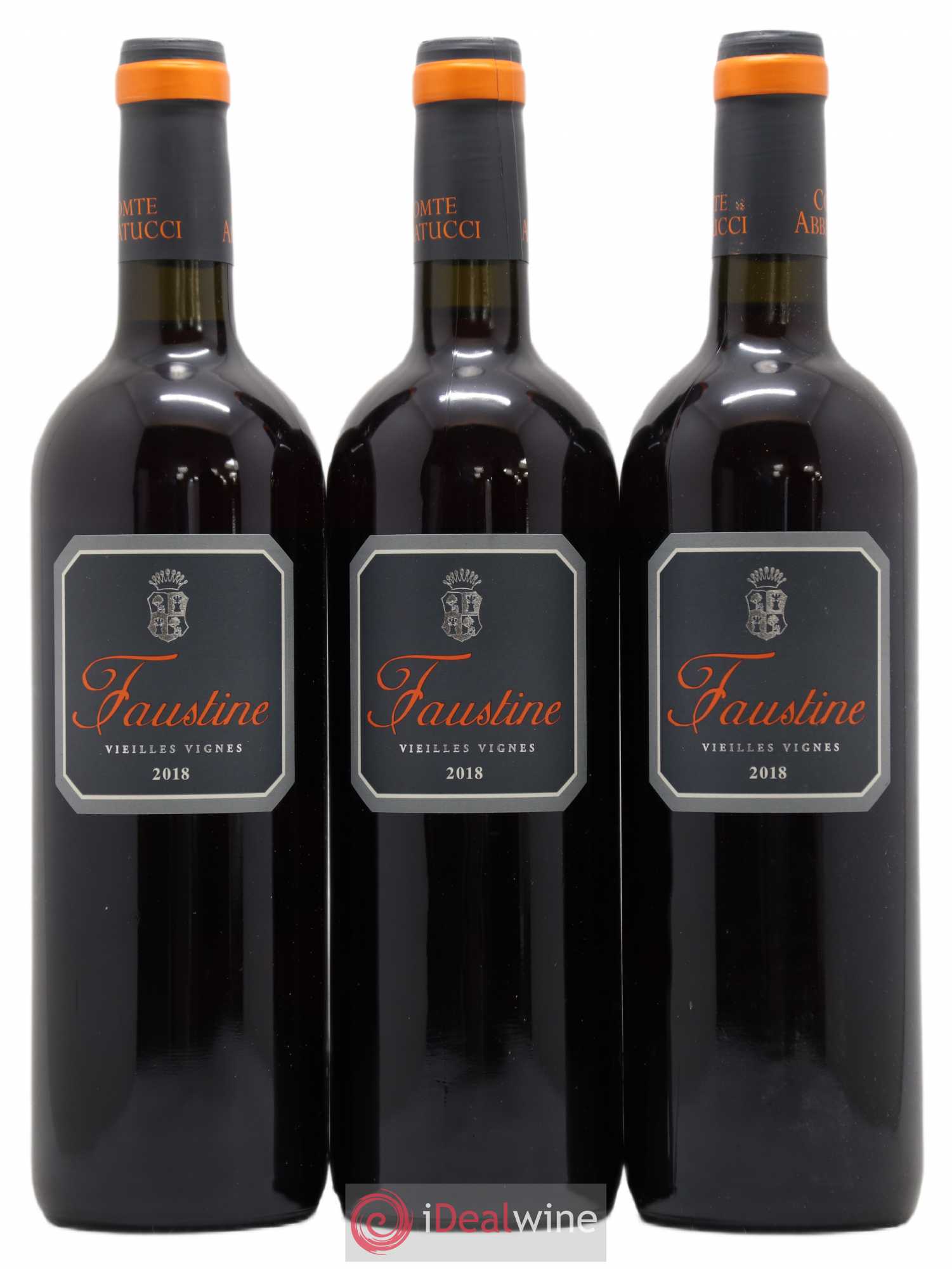 Vin de France Faustine Vieilles Vignes Comte Abbatucci (Domaine) 2018 - Lot de 3 bouteilles - 0