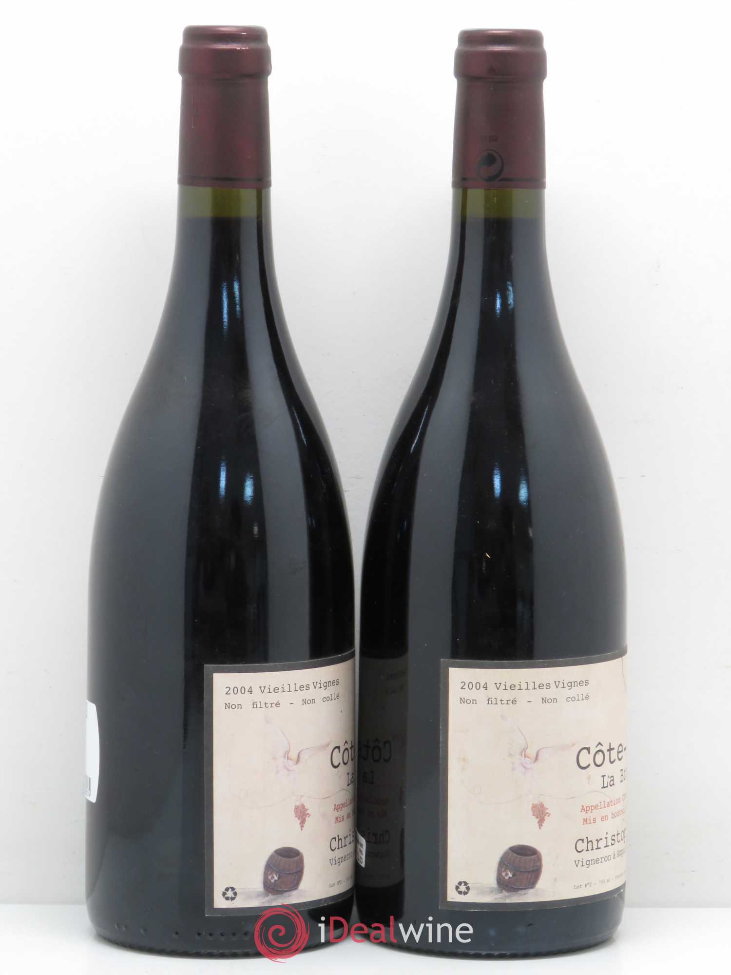 Côte-Rôtie La Brocarde Vieilles Vignes Domaine Christophe Billon 2004 - Posten von 2 Flaschen - 1