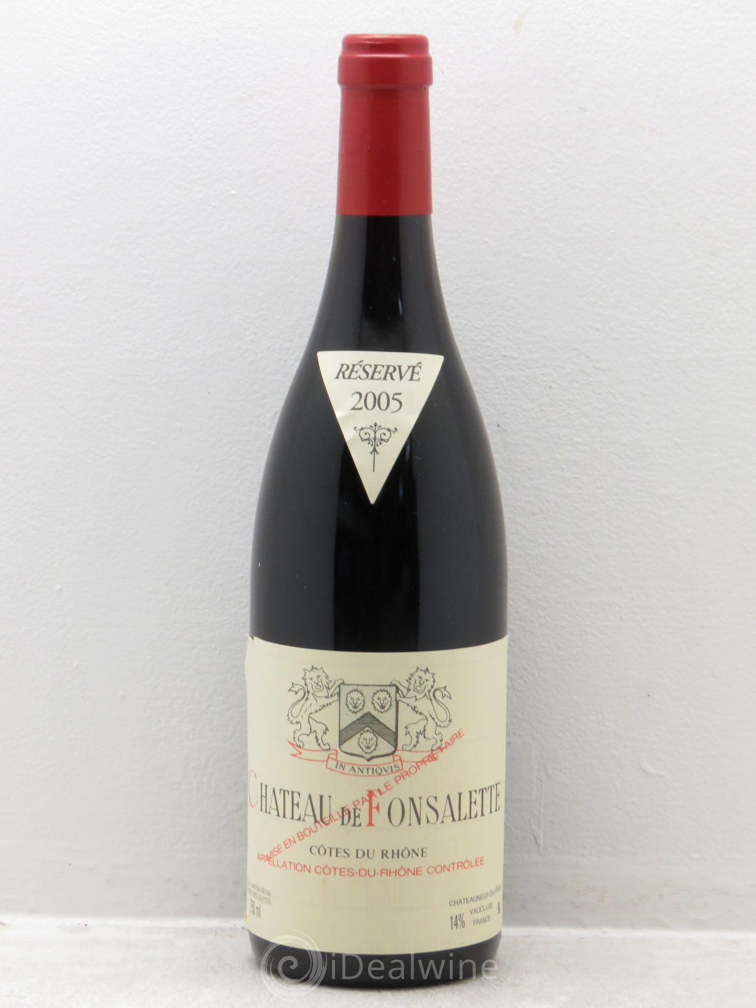Côtes-du-Rhône Château de Fonsalette Emmanuel Reynaud 2005 - Lot de 1 bouteille - 0