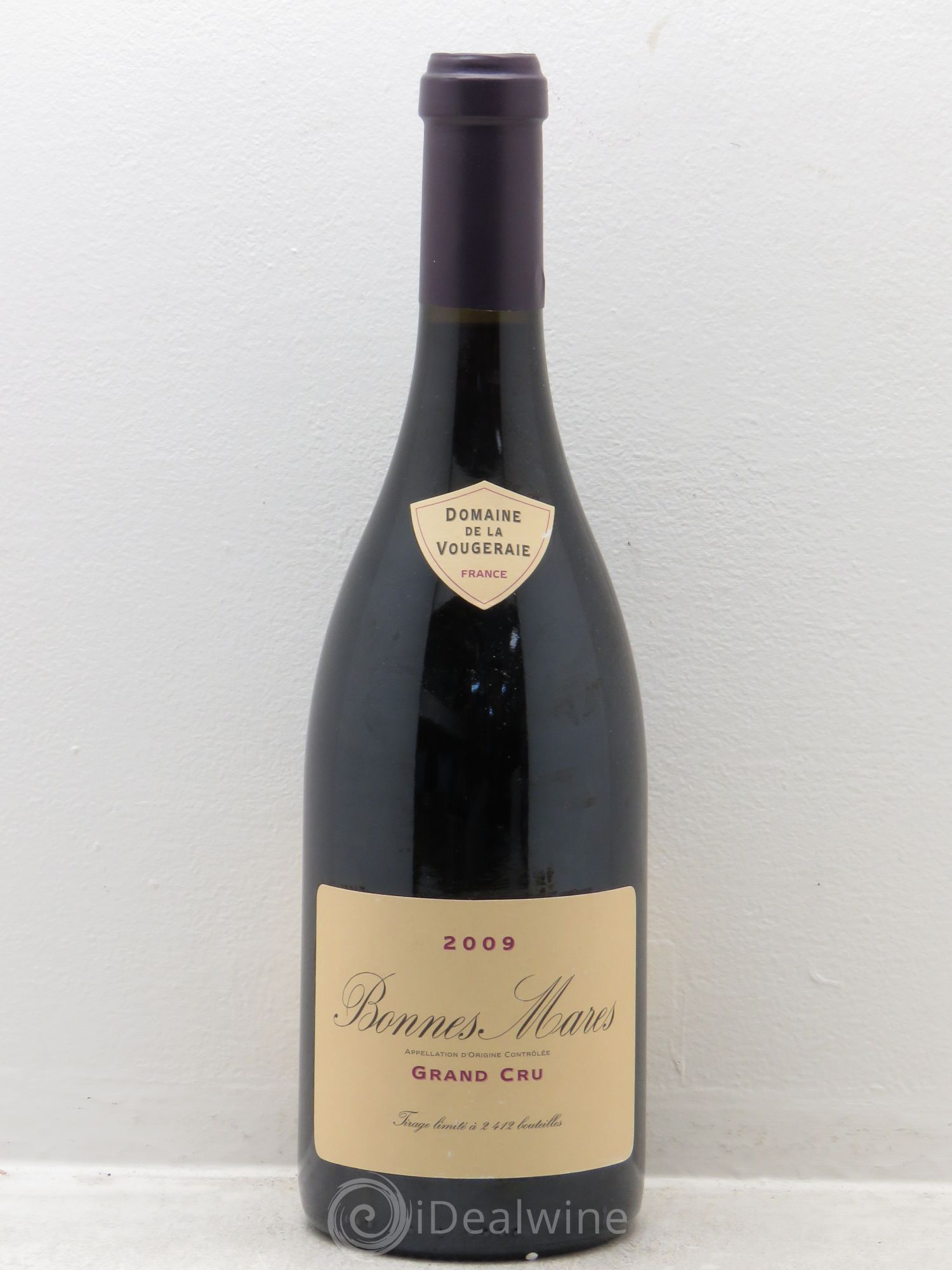 Bonnes-Mares Grand Cru La Vougeraie 2009 - Lot de 1 bouteille - 0