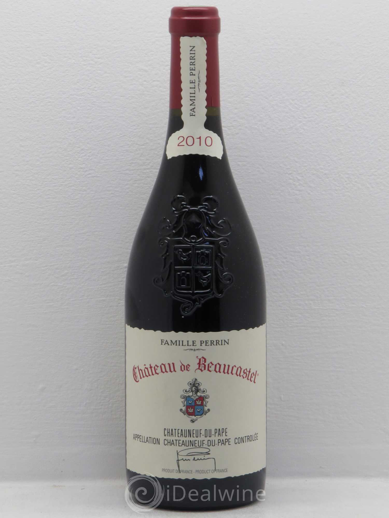 Châteauneuf-du-Pape Château de Beaucastel Famille Perrin 2010 - Lot de 1 bouteille - 0