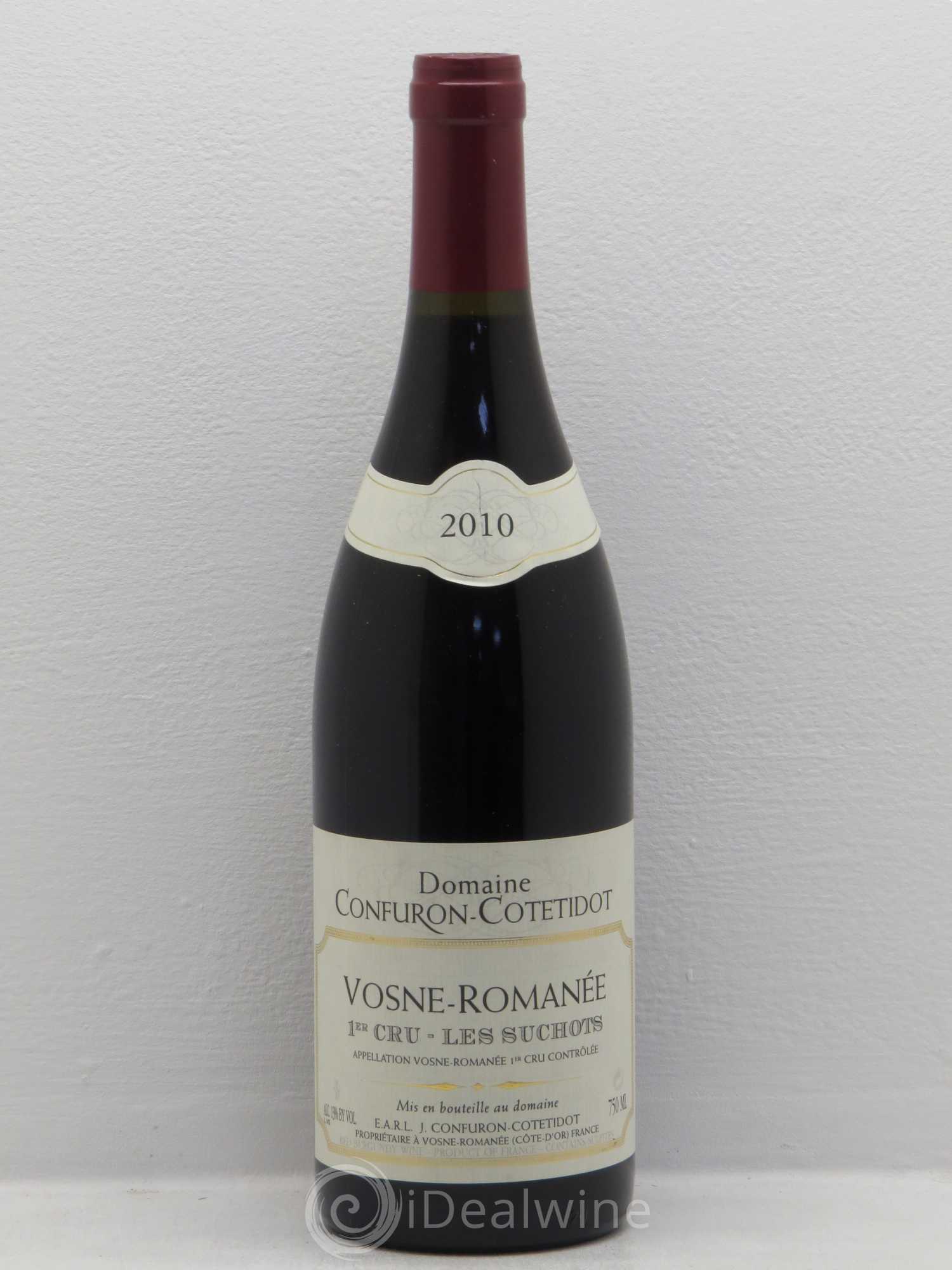 Vosne-Romanée 1er Cru Les Suchots Confuron-Cotetidot 2010 - Lot de 1 bouteille - 0