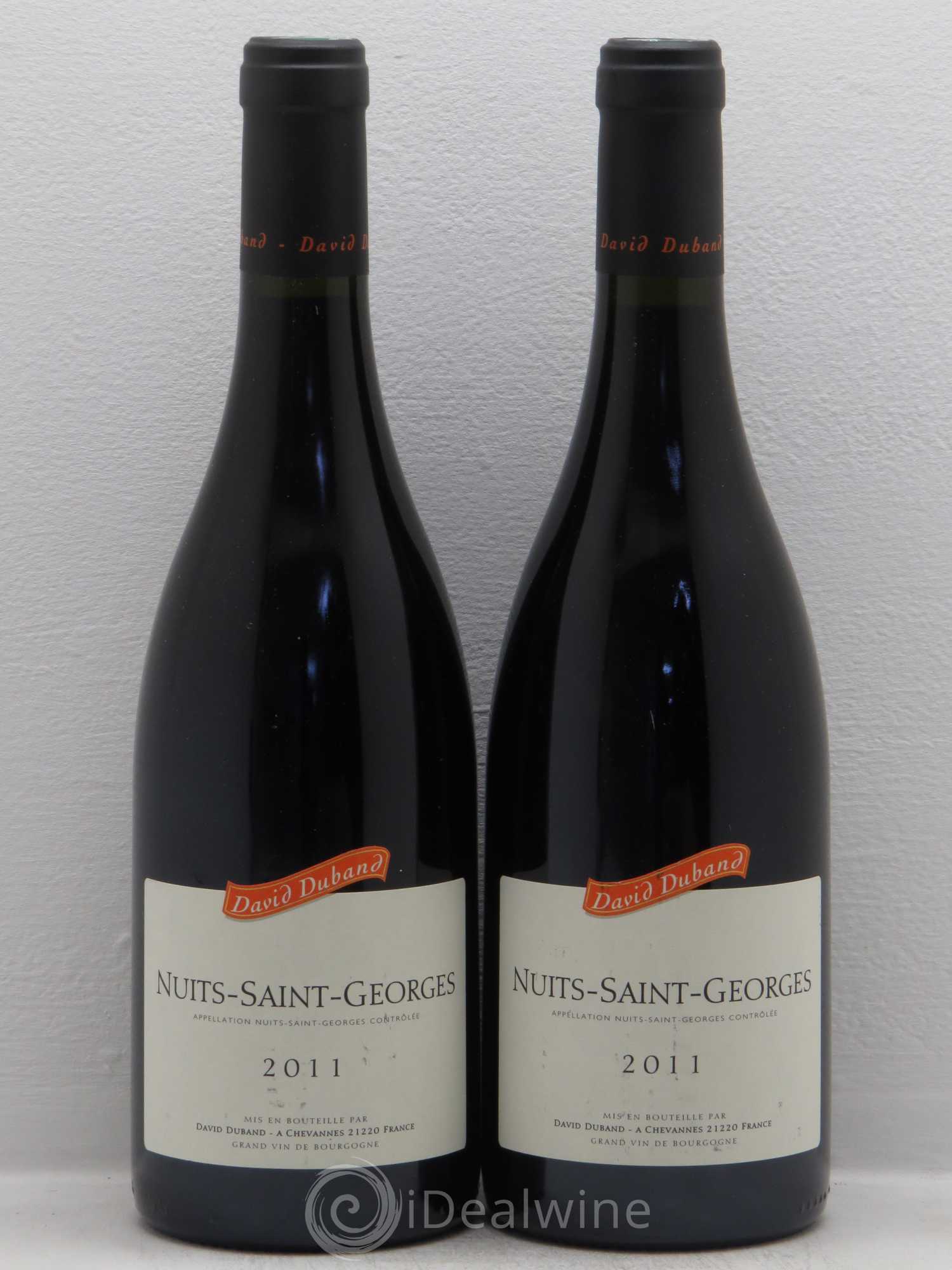 Nuits-Saint-Georges David Duband (Domaine) 2011 - Lot de 2 bouteilles - 0