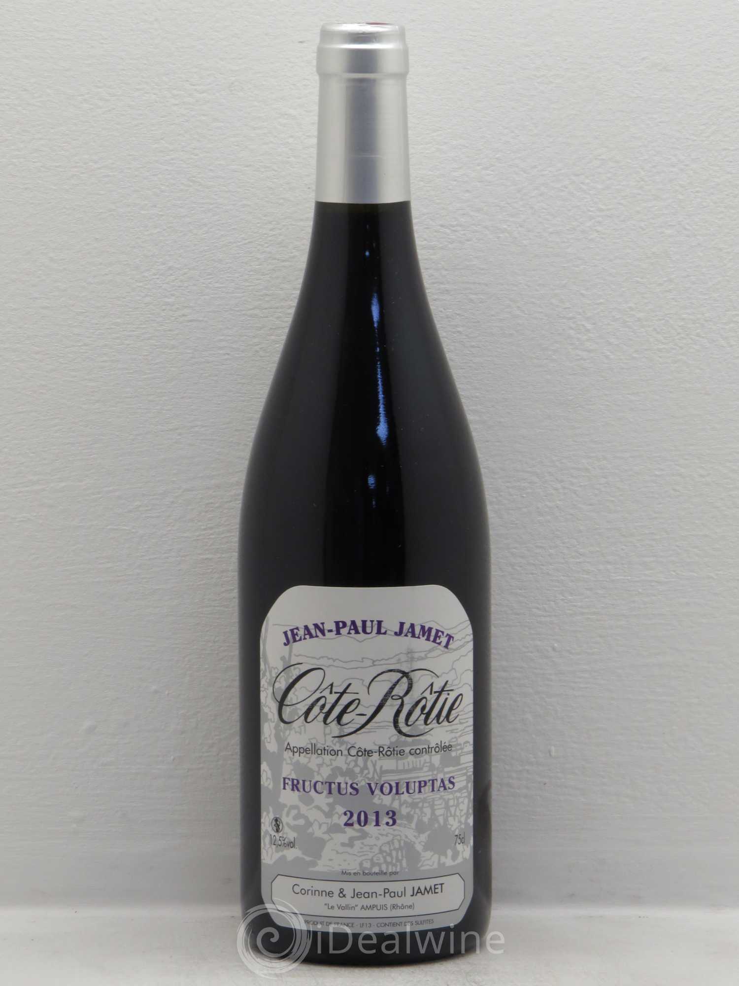 Côte-Rôtie Jamet (Domaine) Fructus Voluptas 2013 - Lot de 1 bouteille - 0