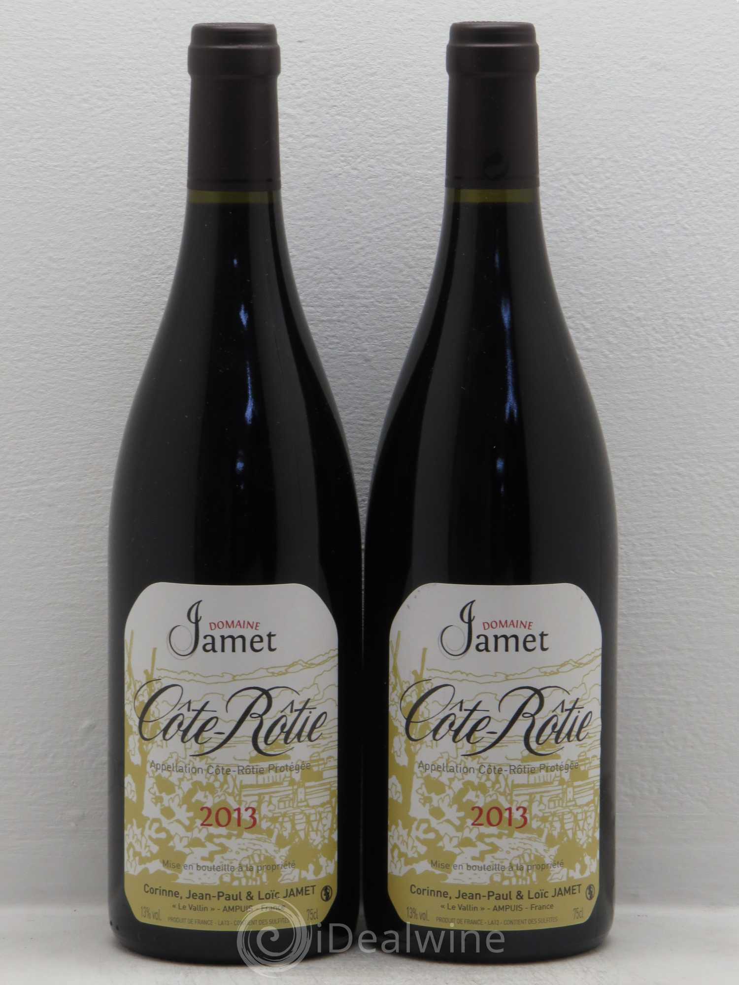 Côte-Rôtie Jamet (Domaine) 2013 - Lot de 2 bouteilles - 0