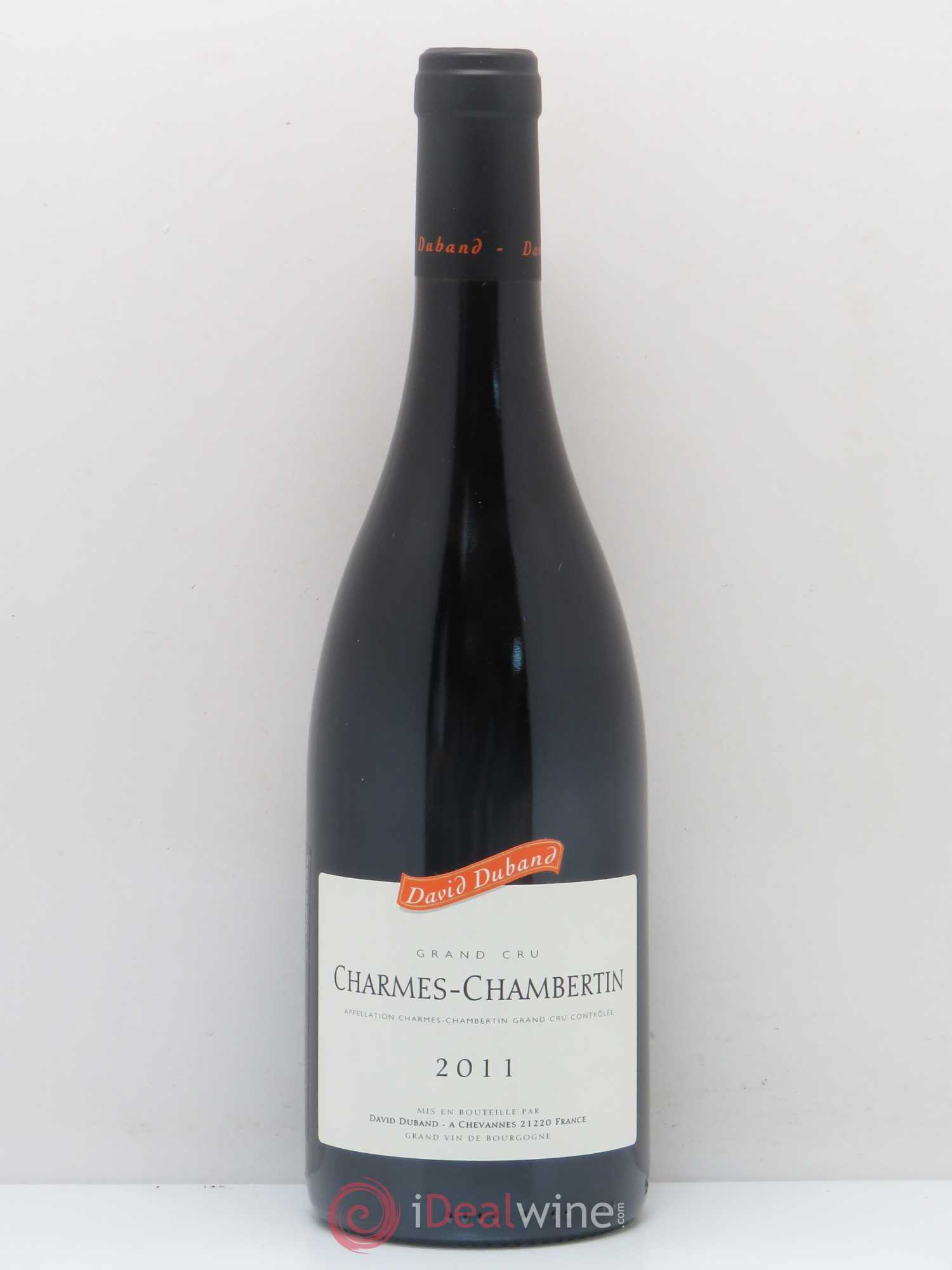 Charmes-Chambertin Grand Cru David Duband (Domaine) 2011 - Lot de 1 bouteille - 0