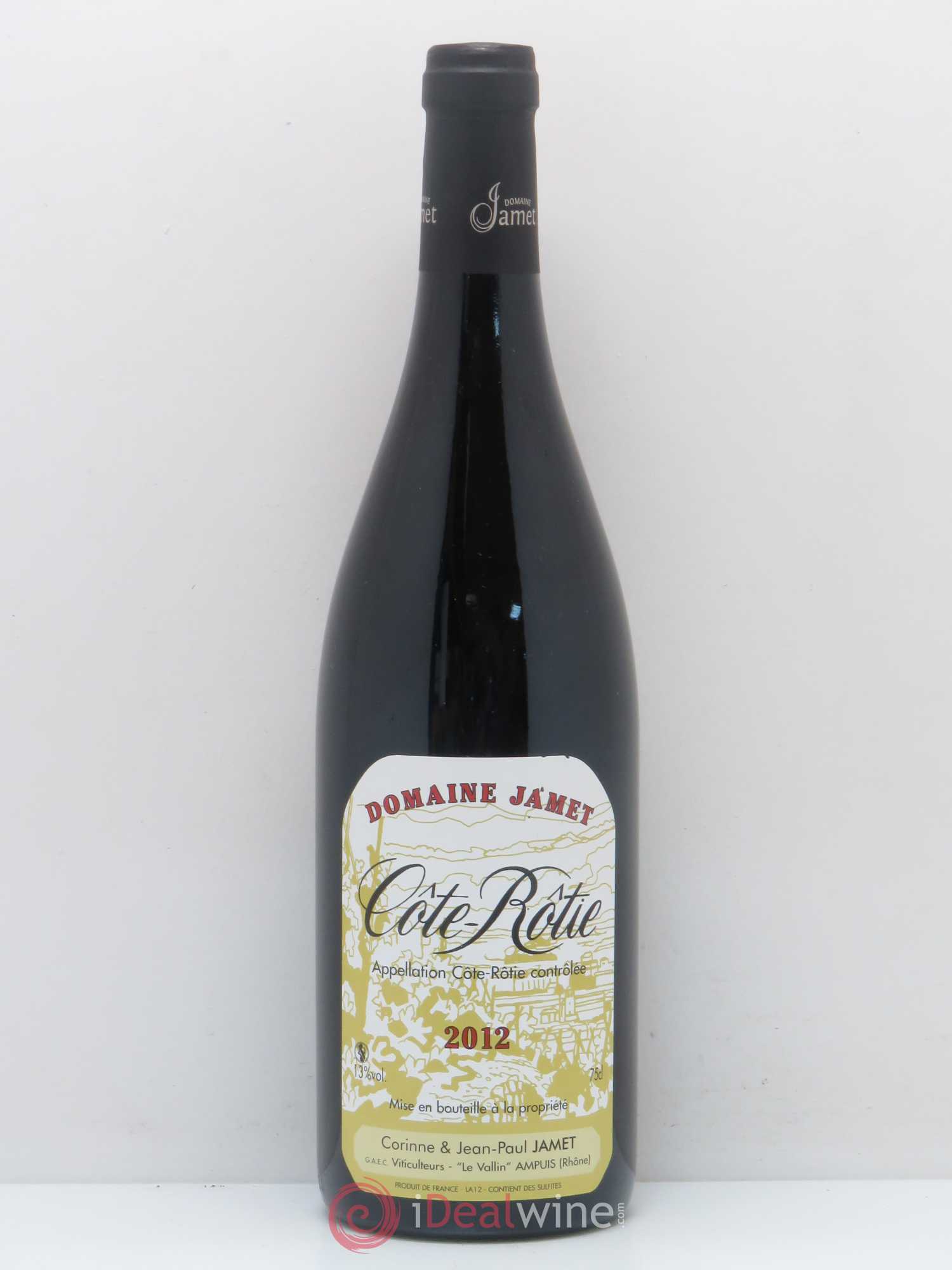 Côte-Rôtie Jamet (Domaine) 2012 - Lot de 1 bouteille - 0