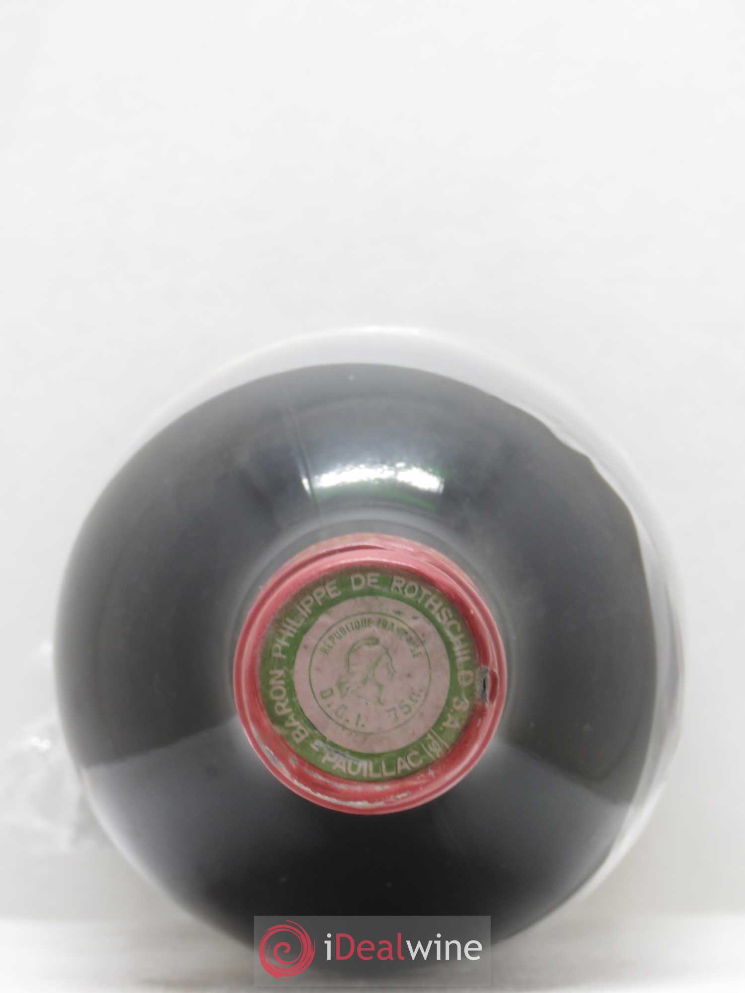 Château Mouton Rothschild 1er Grand Cru Classé 1987 - Lot de 1 bouteille - 1