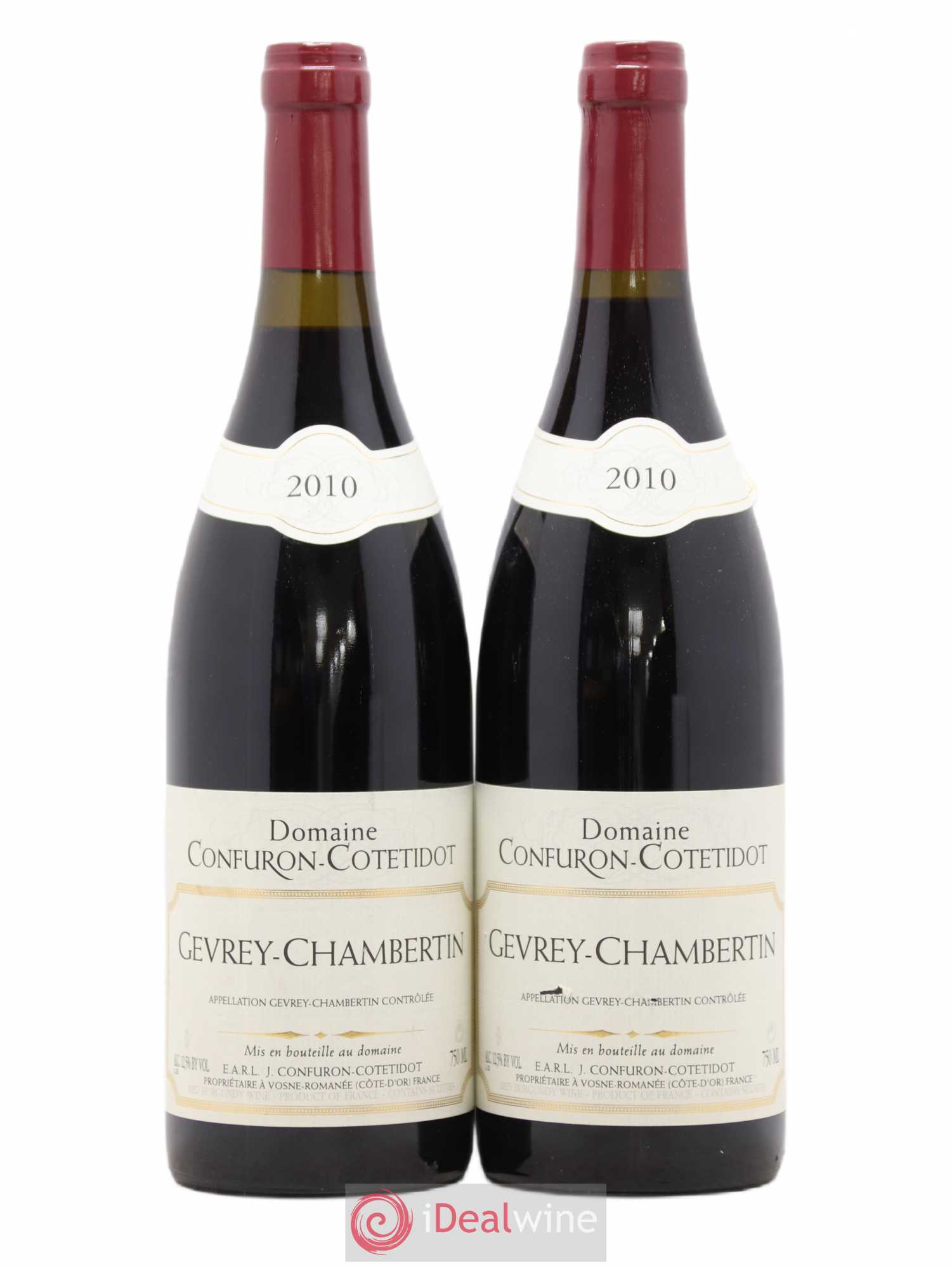 Gevrey-Chambertin Confuron-Cotetidot 2010 - Lot de 2 bouteilles - 0