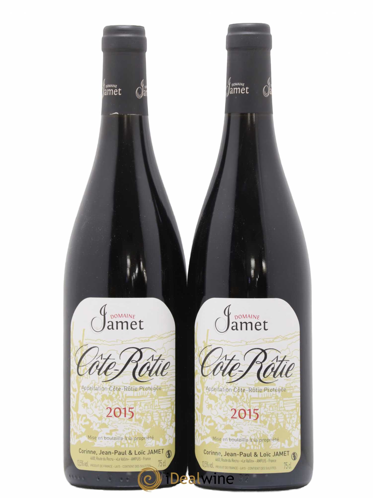 Côte-Rôtie Jamet (Domaine) 2015 - Lot de 2 bouteilles - 0