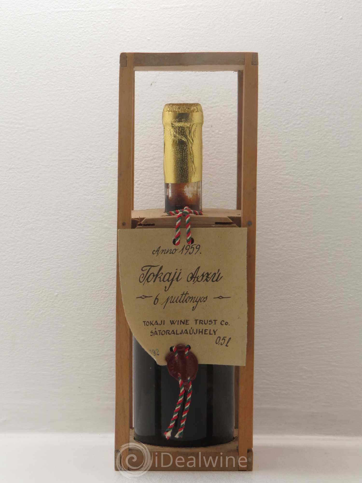 Tokaji Aszu 6 Puttonyos 1959 - Posten von 1 Fillette - 0