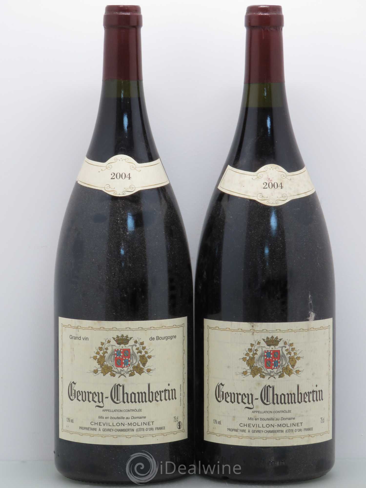 Gevrey-Chambertin Chevillon Molinet 2004 - Posten von 2 Magnum - 0