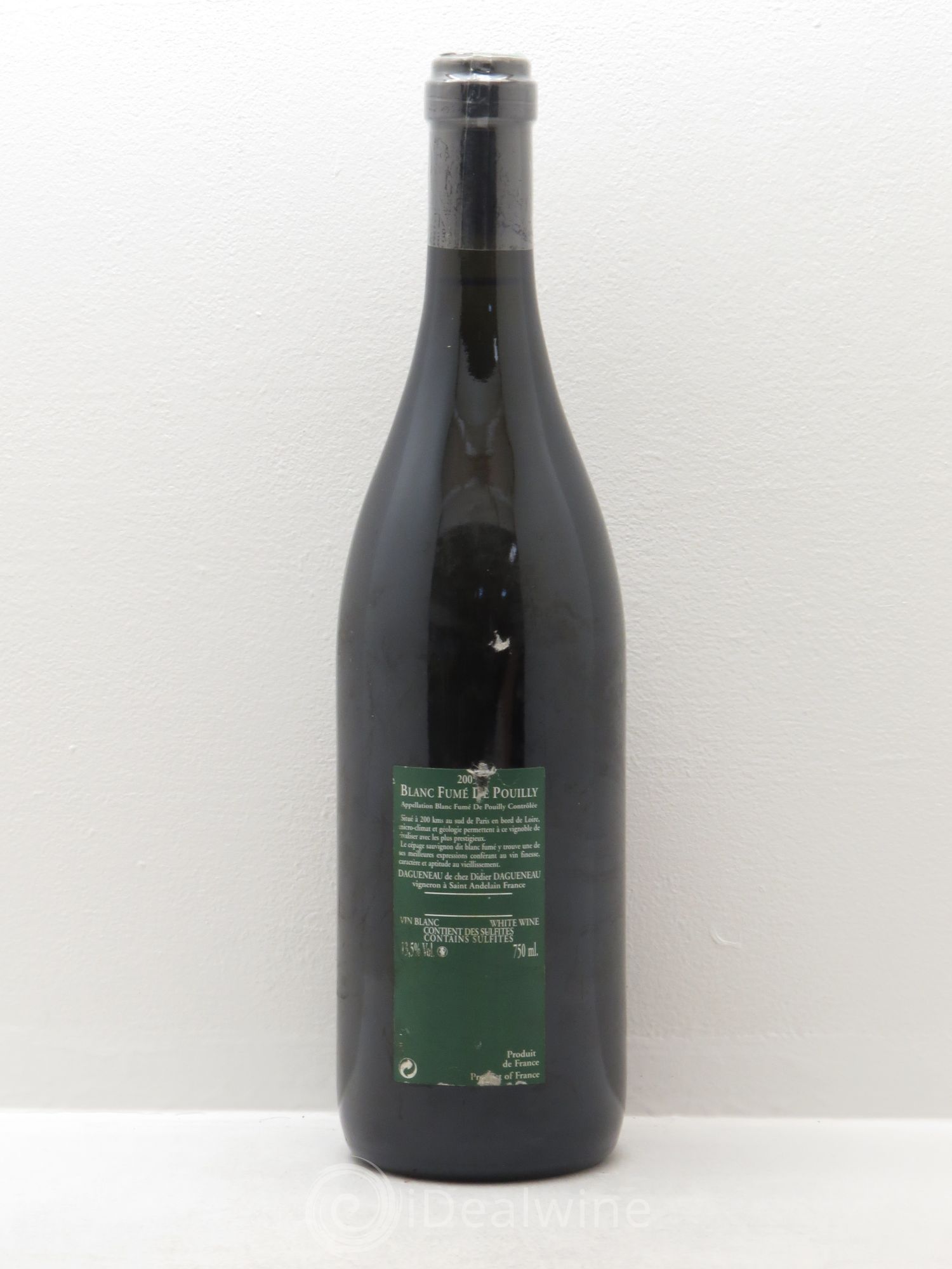 Vin de France (anciennement Pouilly-Fumé) Silex Dagueneau (Domaine Didier - Louis-Benjamin) 2005 - Lot de 1 bouteille - 1