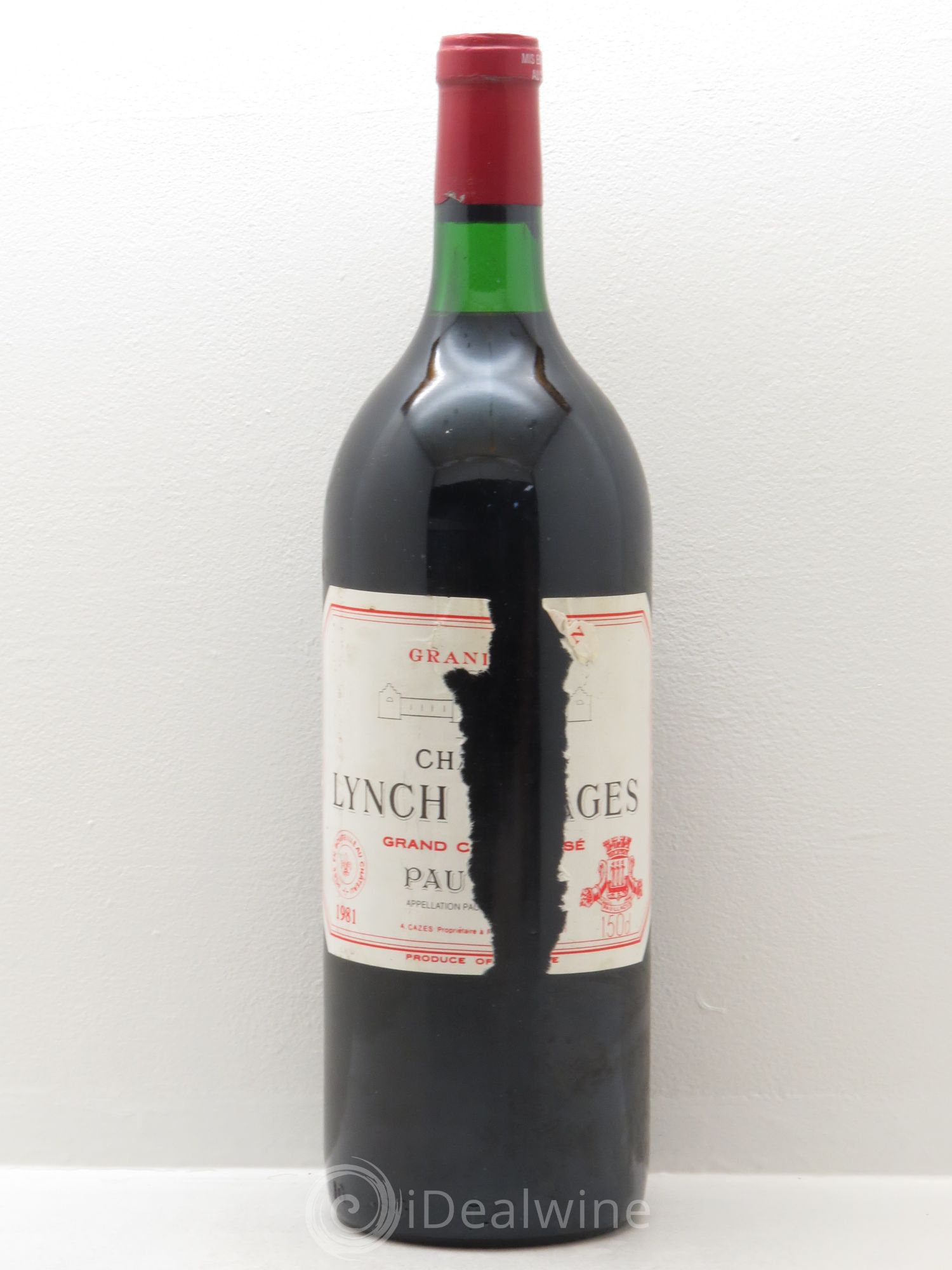 Château Lynch Bages 5ème Grand Cru Classé 1981 - Lot de 1 magnum - 0