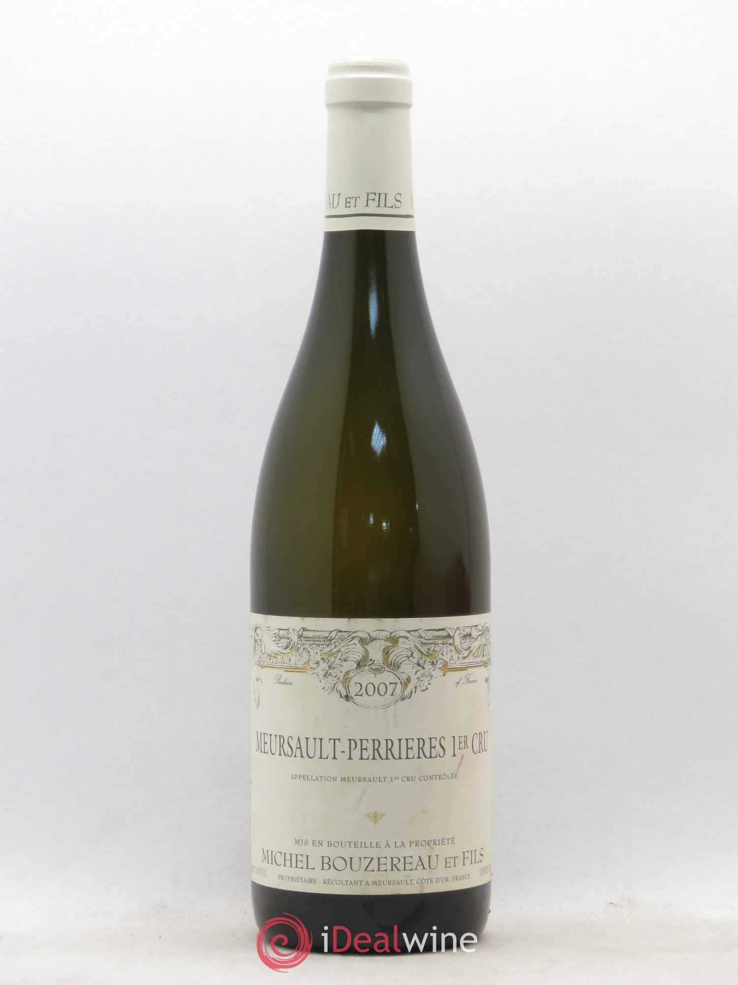 Meursault 1er Cru Perrières Michel Bouzereau et Fils (Domaine) 2007 - Lot de 1 bouteille - 0