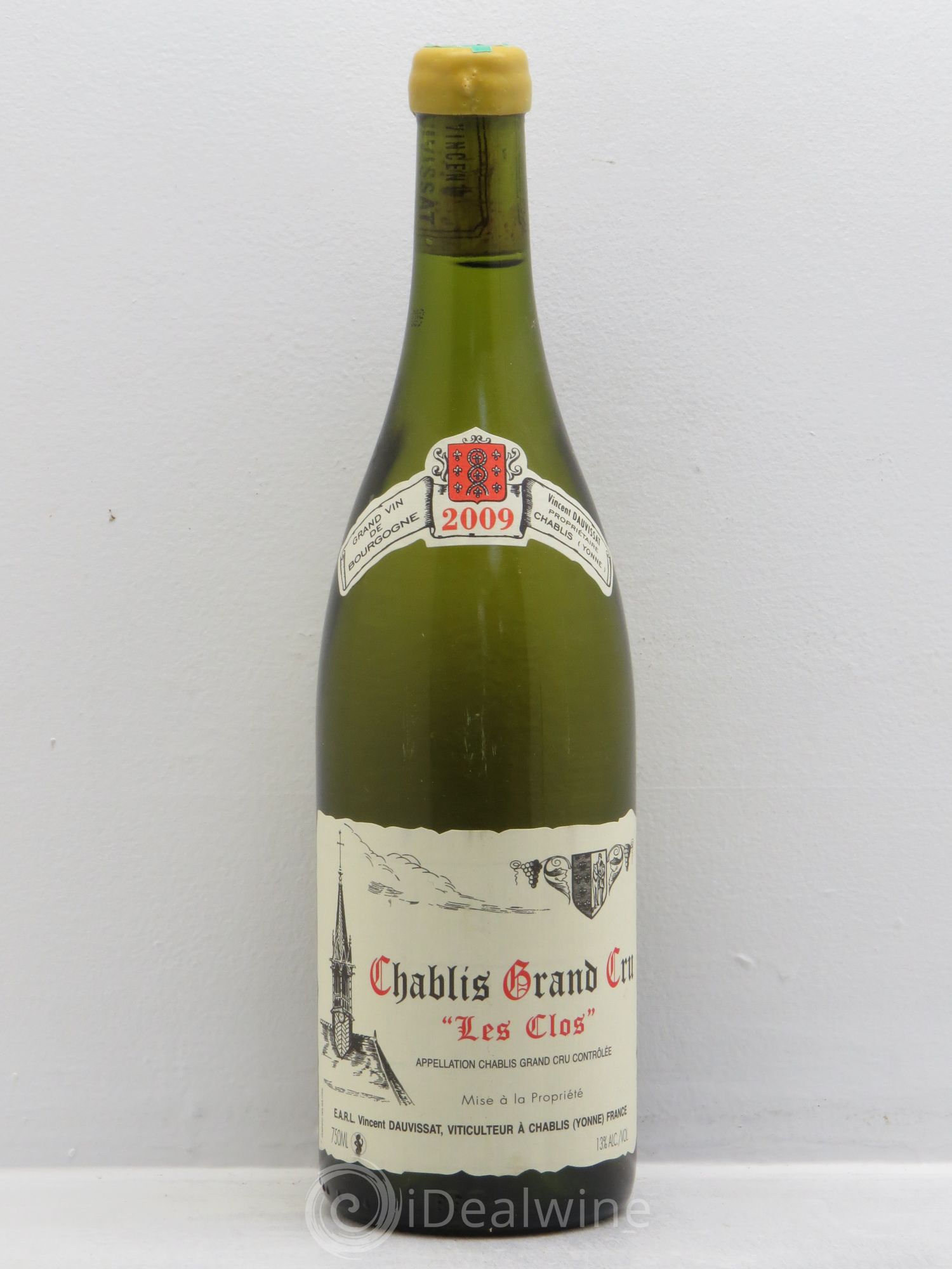 Chablis Grand Cru Les Clos Vincent Dauvissat (Domaine) 2009 - Lot de 1 bouteille - 0