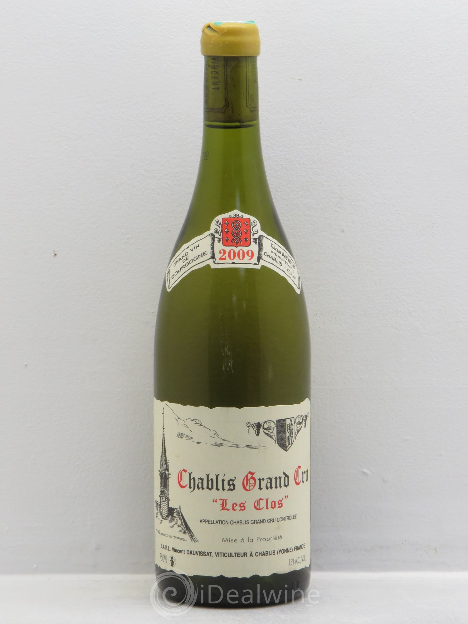 Chablis Grand Cru Les Clos Vincent Dauvissat (Domaine) 2009 - Lot de 1 bouteille - 0