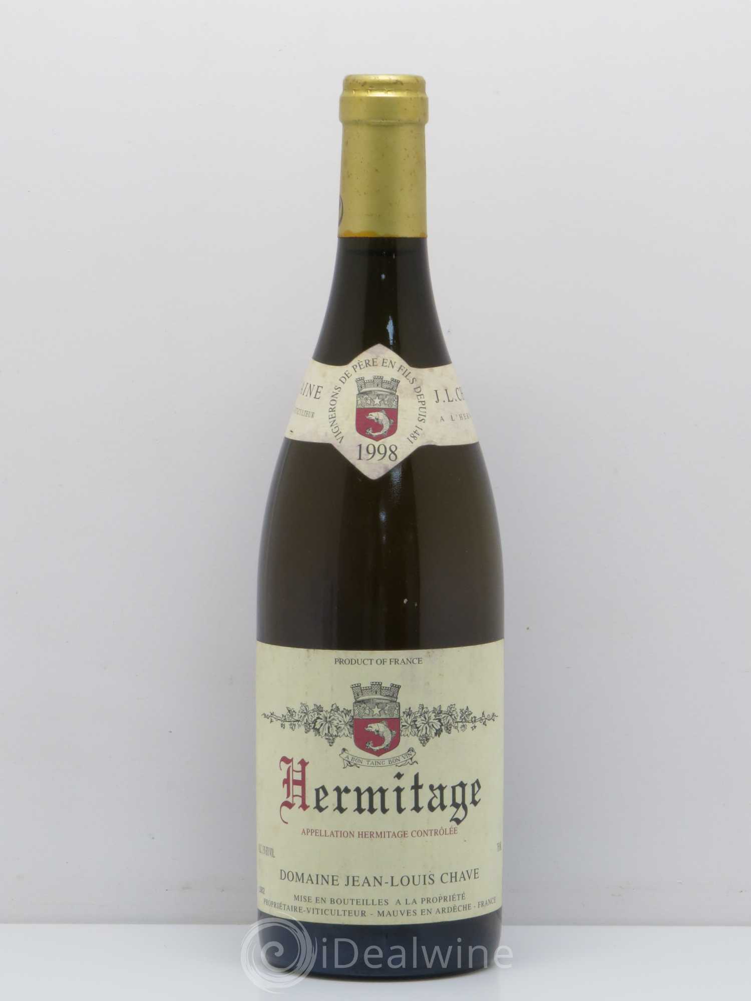 Hermitage Jean-Louis Chave 1998 - Lot de 1 bouteille - 0