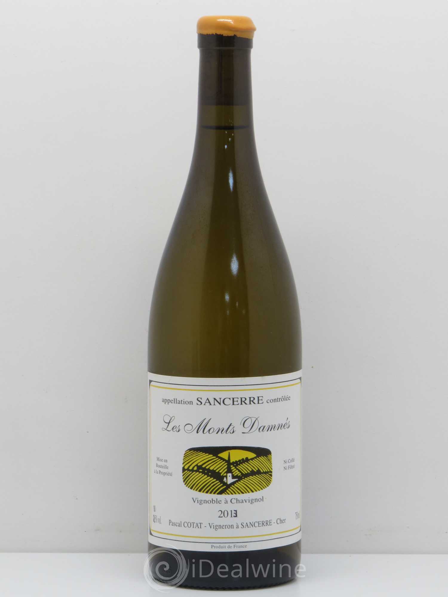Sancerre Les Monts Damnés Pascal Cotat 2013 - Lot de 1 bouteille - 0