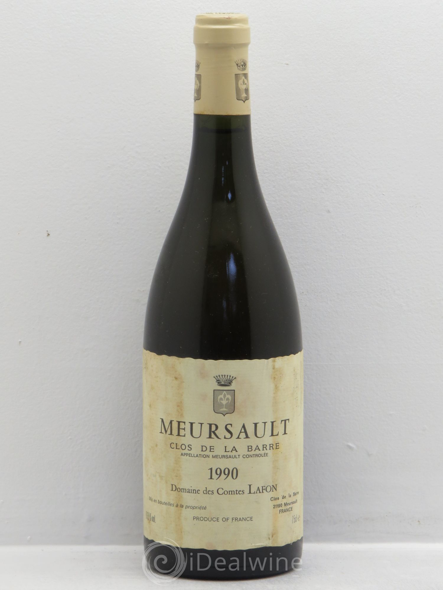 Meursault Clos de la Barre Comtes Lafon (Domaine des) 1990 - Lot de 1 bouteille - 0