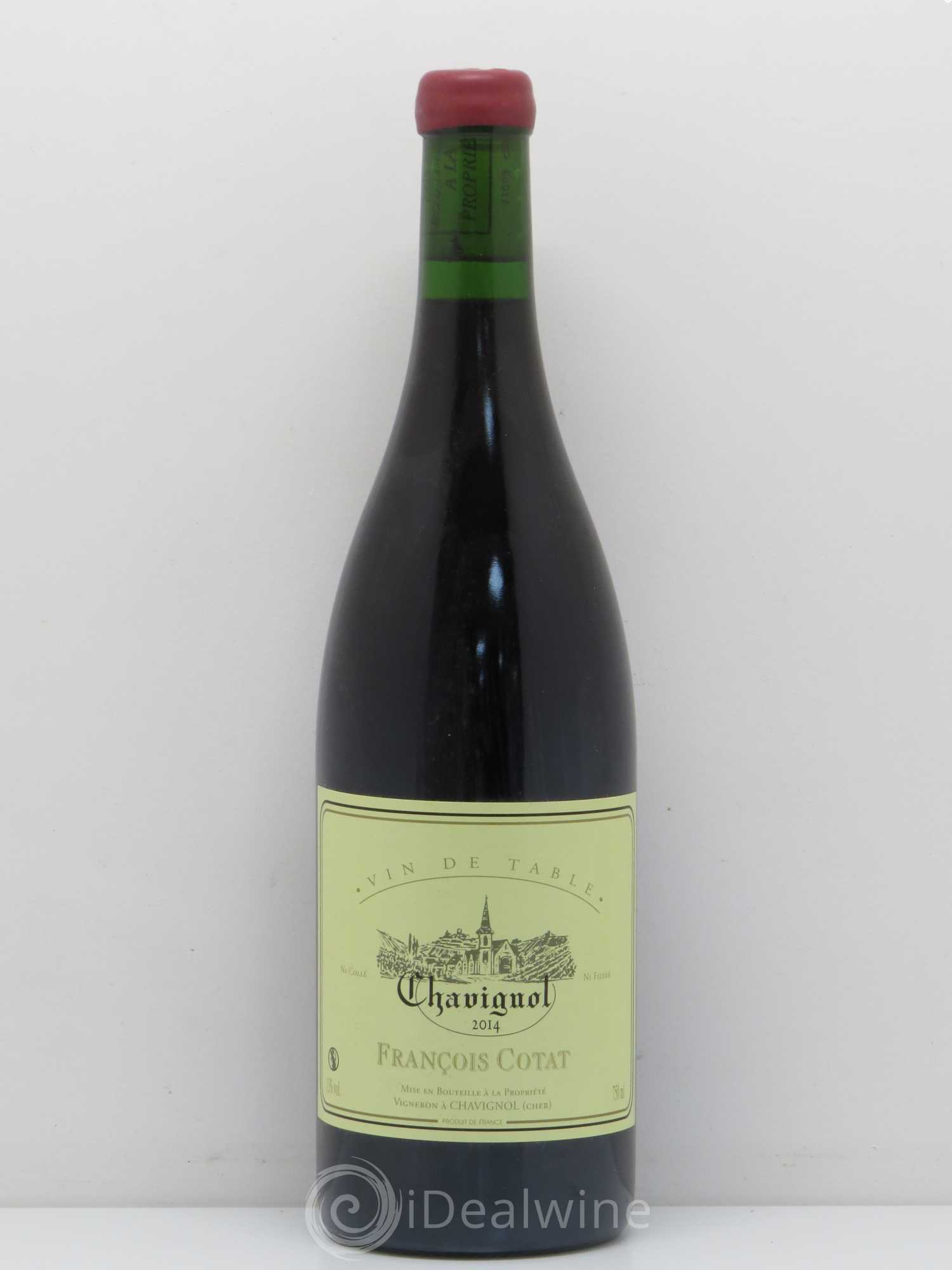 Vin de table - Chavignol François Cotat 2014 - Lot de 1 bouteille - 0