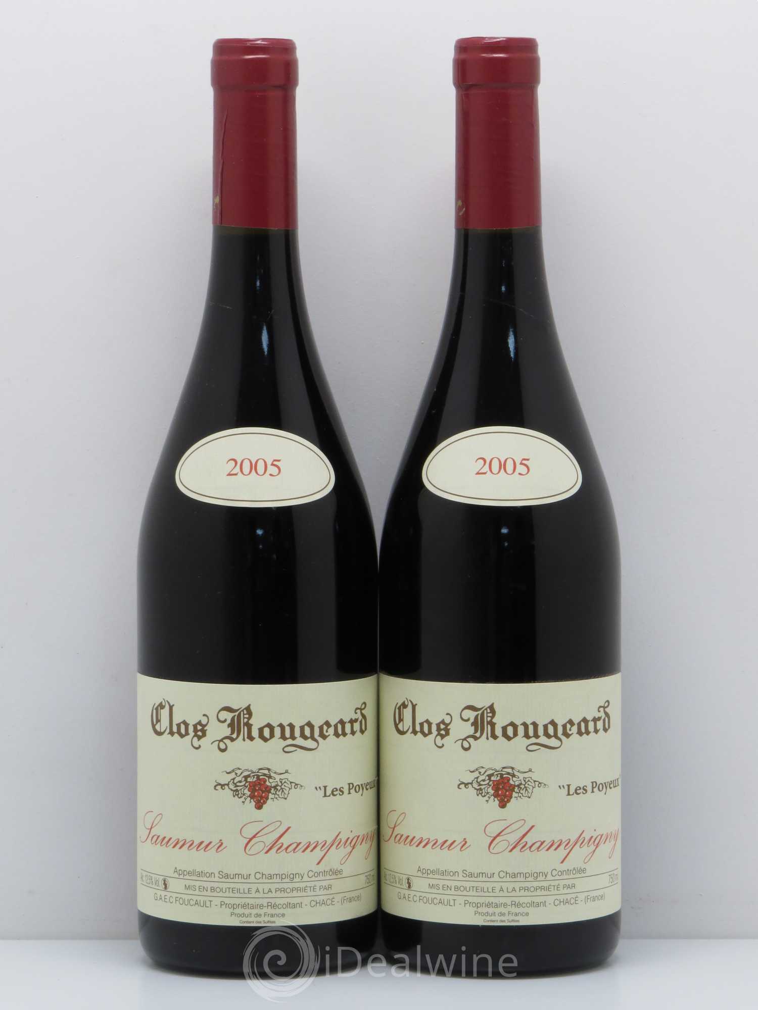 Saumur-Champigny Les Poyeux Clos Rougeard 2005 - Lot de 2 bouteilles - 0