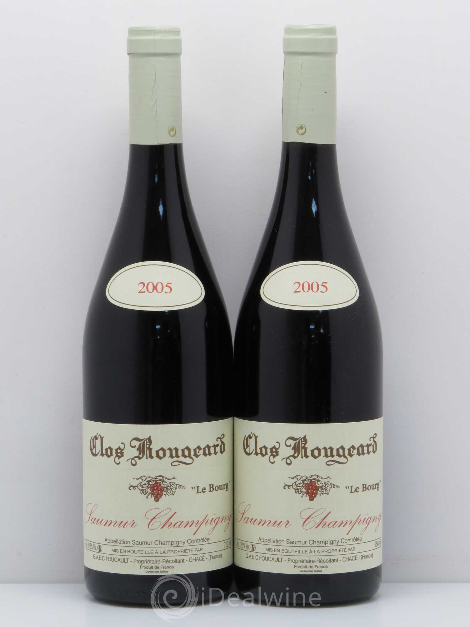 Saumur-Champigny Le Bourg Clos Rougeard 2005 - Lot de 2 bouteilles - 0