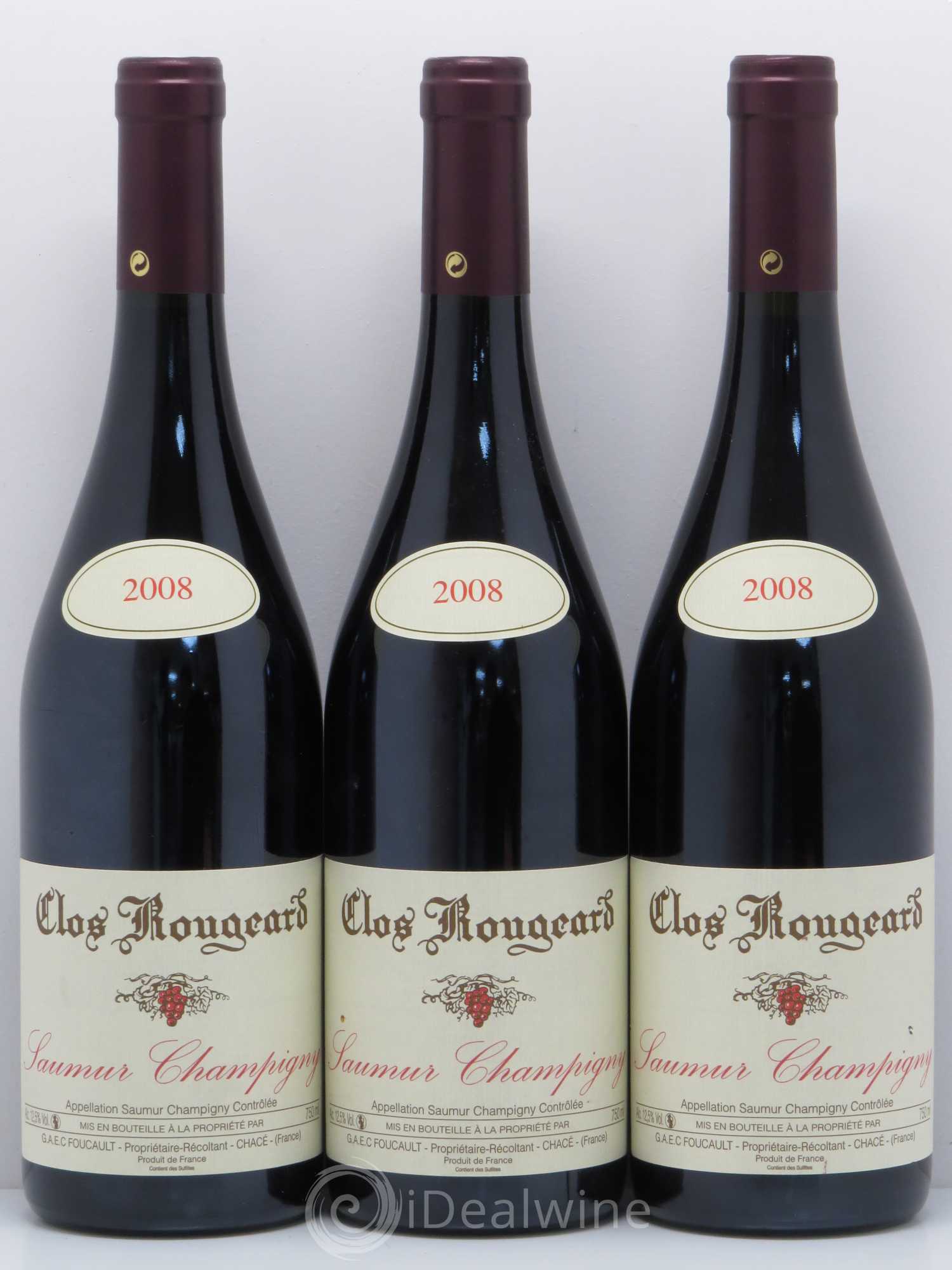 Saumur-Champigny Clos Rougeard 2008 - Posten von 3 Flaschen - 0